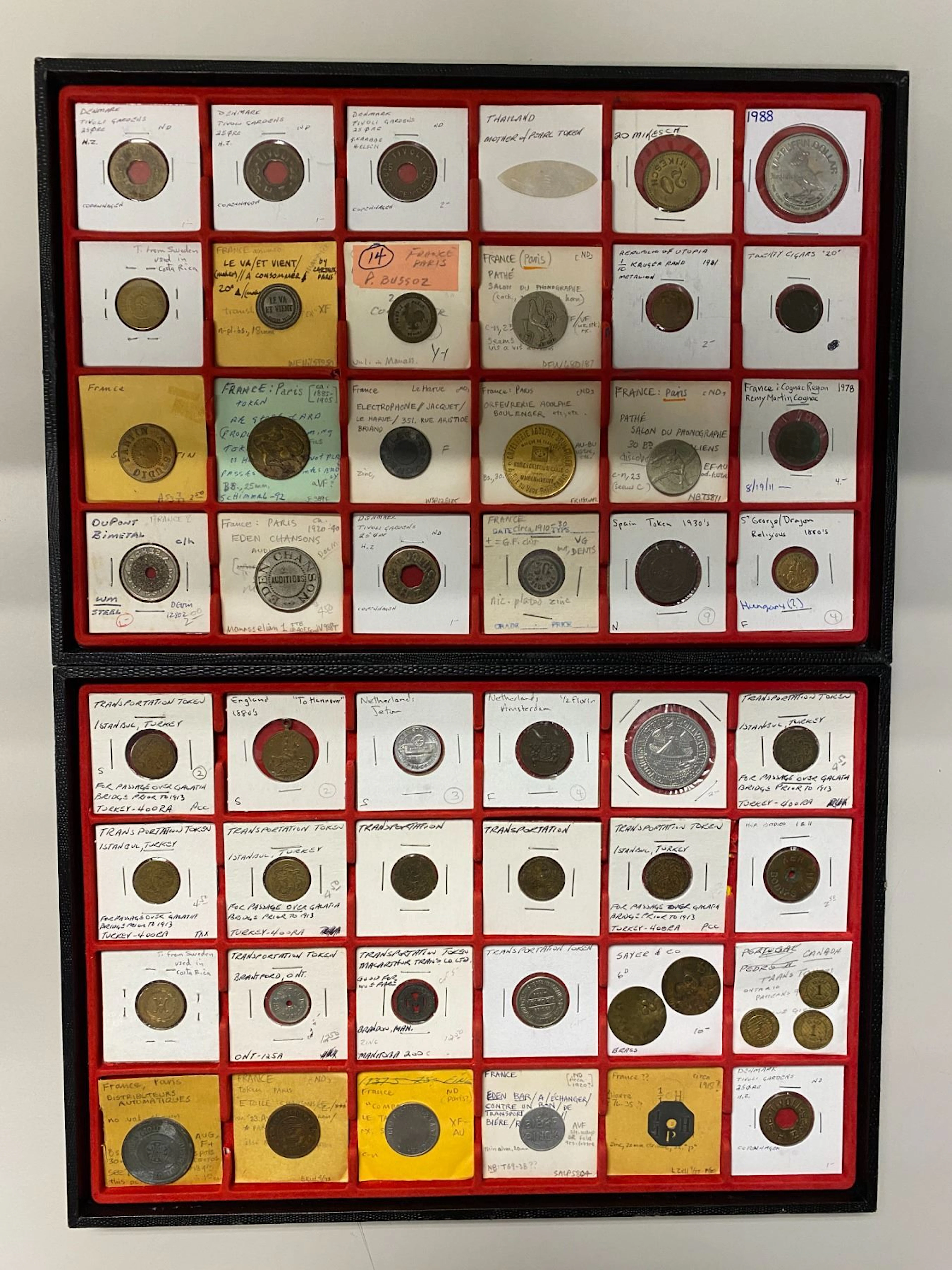 WORLDWIDE: LOT of 200 non-US tokens, 1900