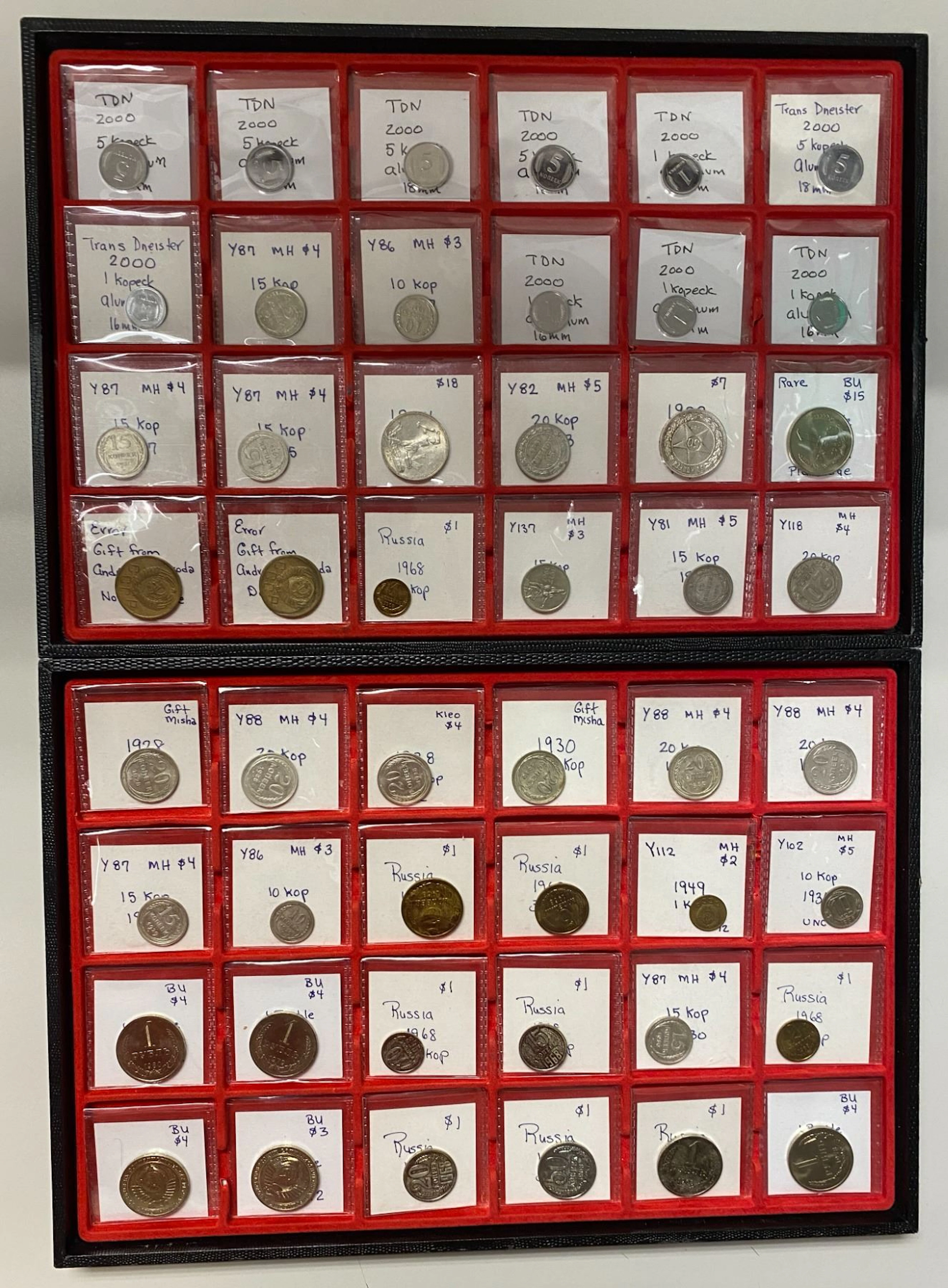 RUSSIA: LOT of 111 coins