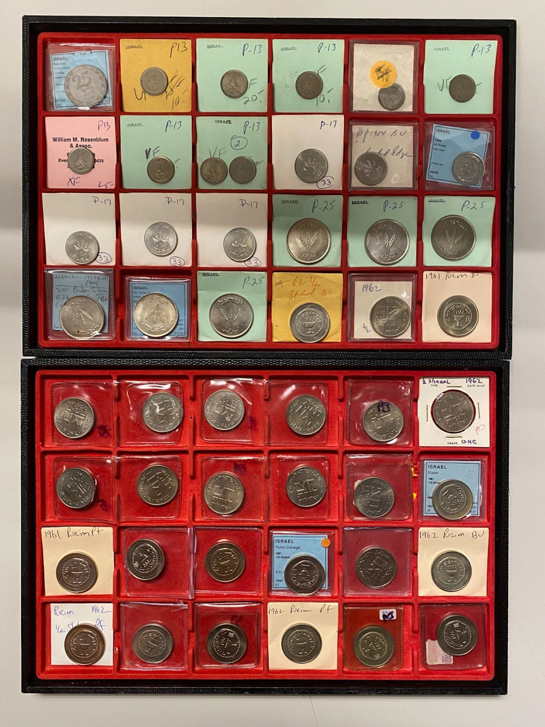 ISRAEL: Republic, LOT of 113 coins