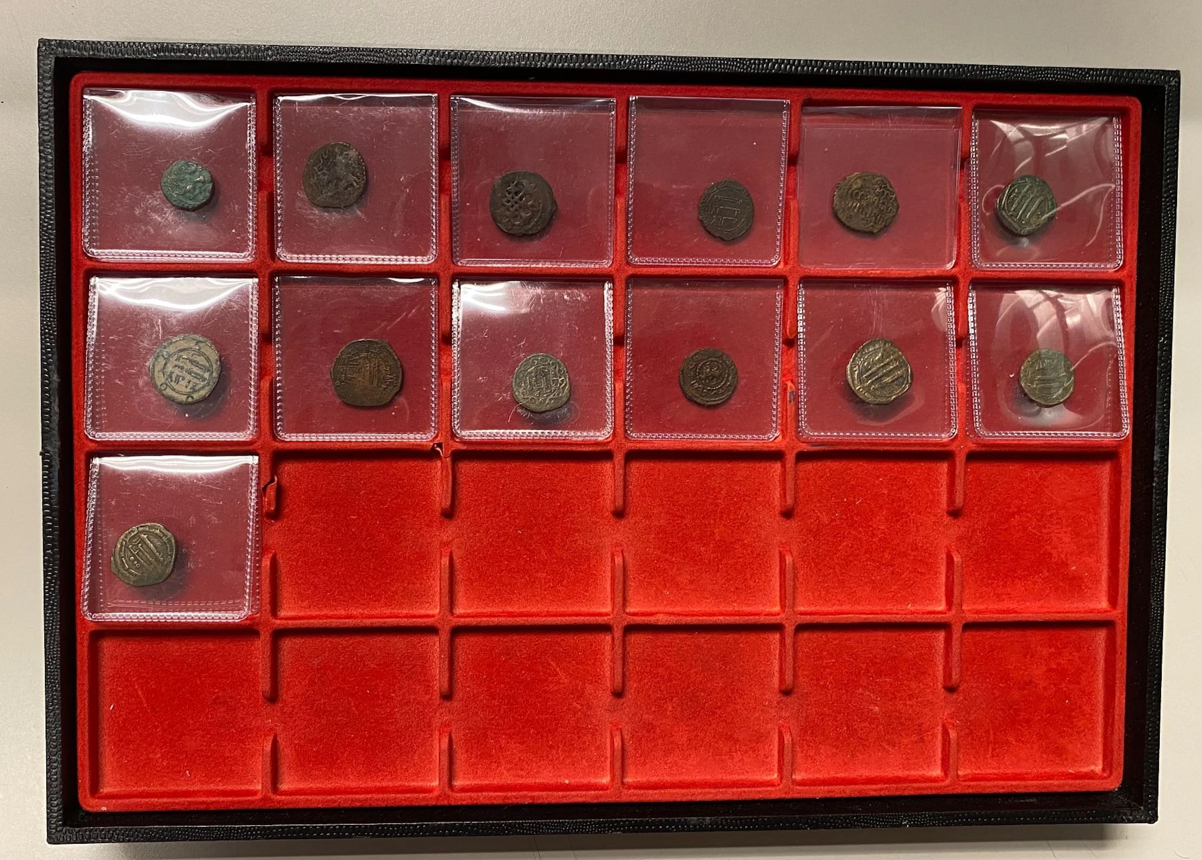 MEDIEVAL ISLAMIC: LOT of 13 copper coins
