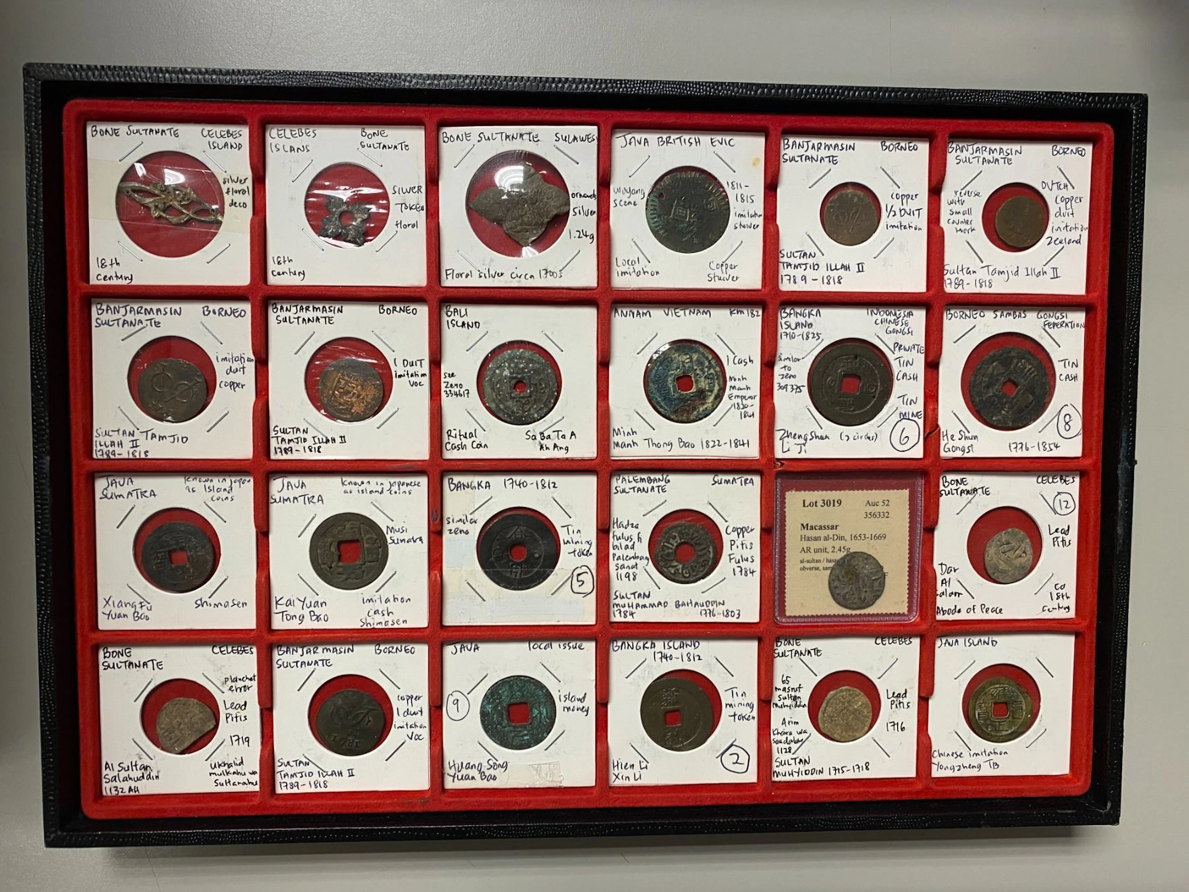 MALAYSIA: STATES: LOT of 24 coins