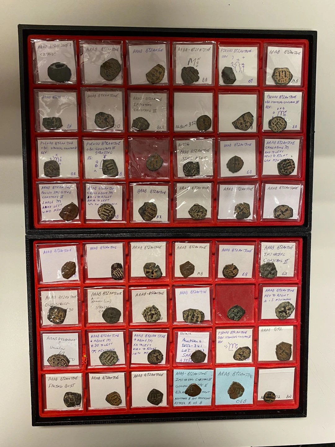 BYZANTINE EMPIRE: LOT of 50 coins