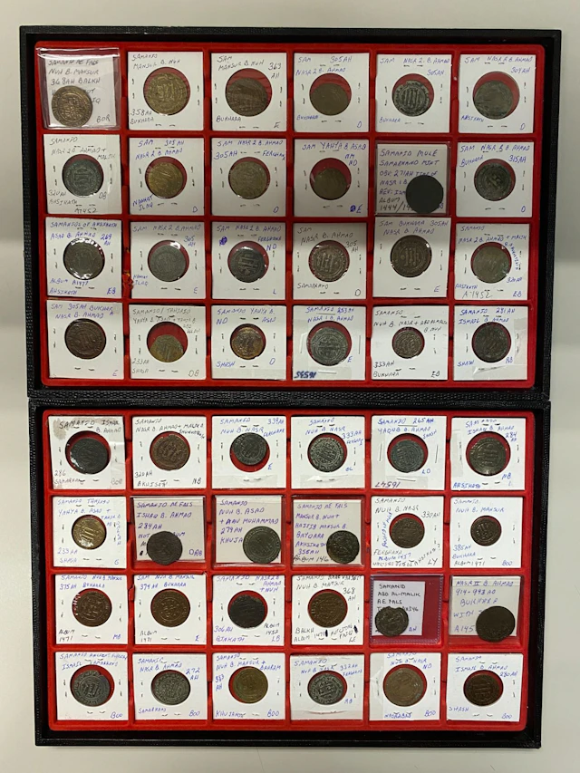 EARLY ISLAMIC: SAMANID: LOT of 49 coins