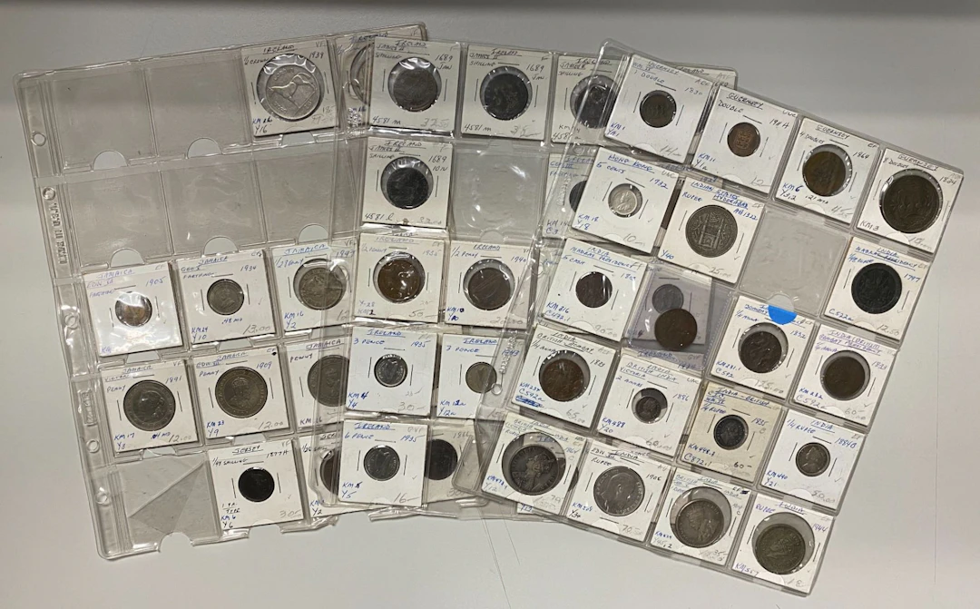 BRITISH COMMONWEALTH & RELATED: LOT of 49 coins