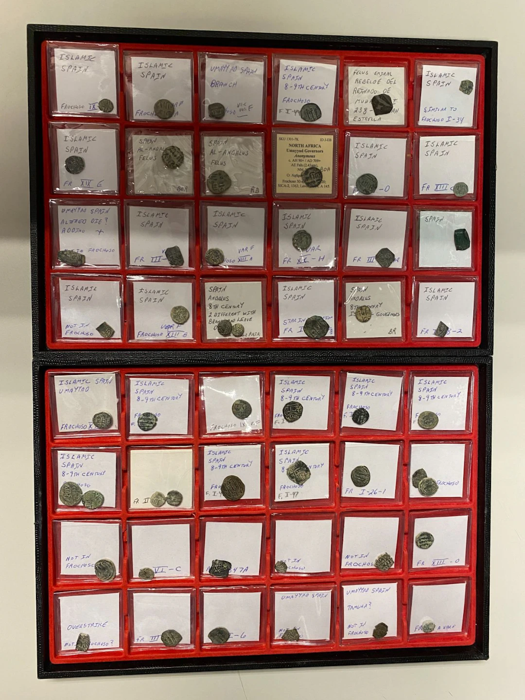 EARLY ISLAMIC: MEDIEVAL ISLAMIC SPAIN: LOT of 75 coins