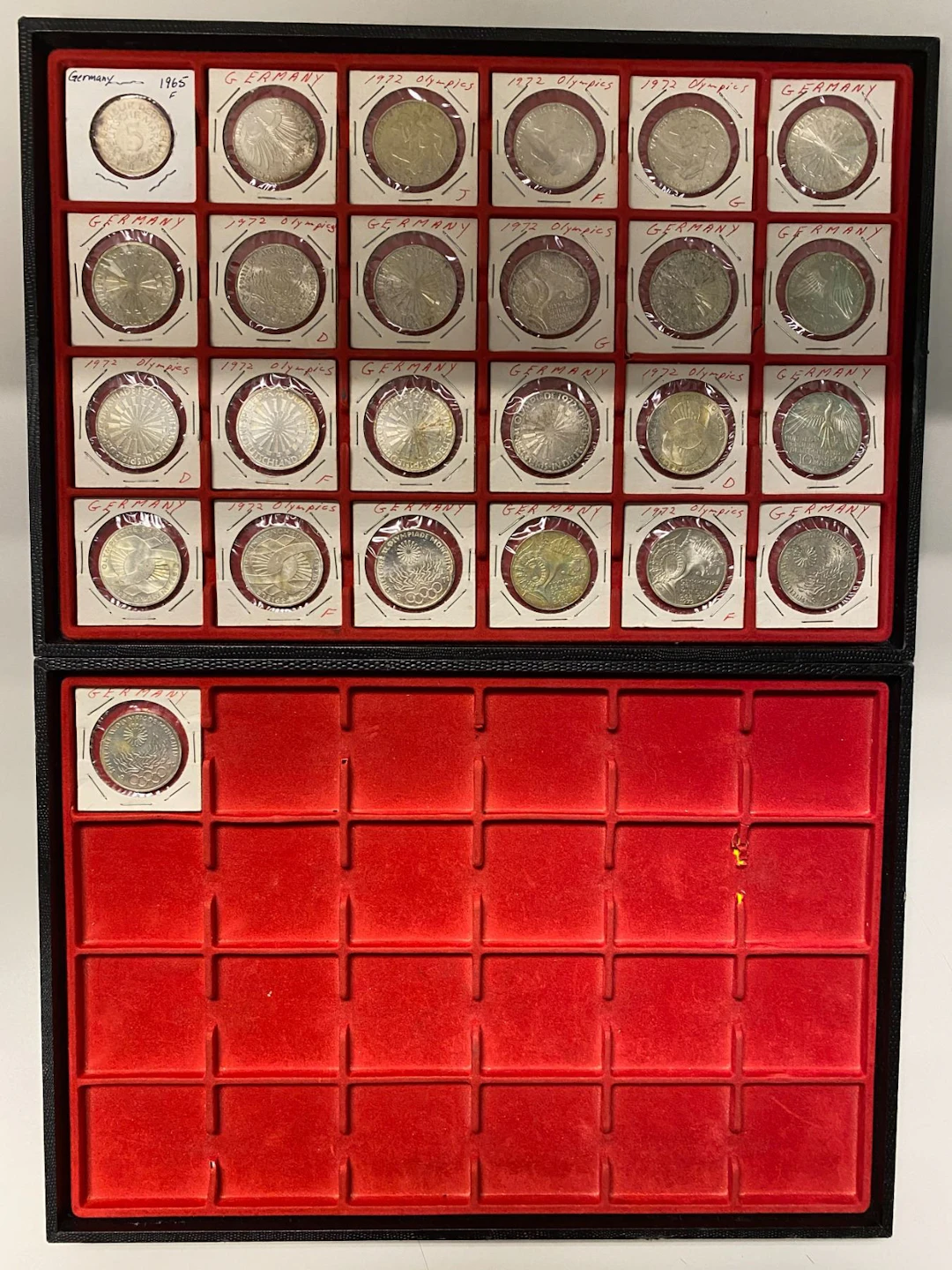 GERMANY: LOT of 25 silver coins