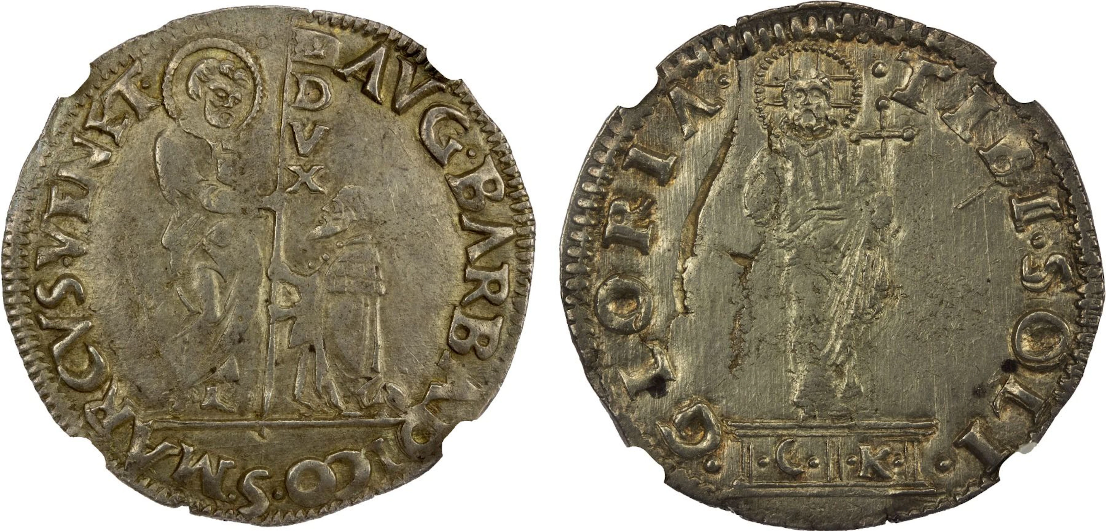 ITALY: VENICE: Agostino Barbarigo, 1486-1501, AR mocenigo o lira (6.43g)