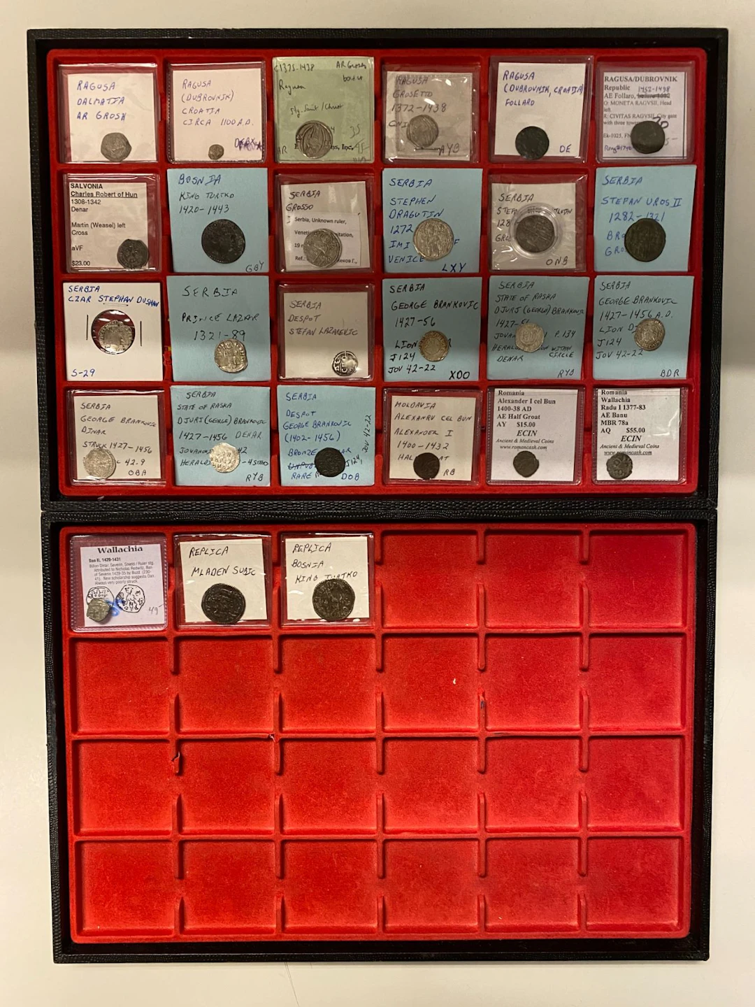 BALKAN STATES: LOT of 27 coins