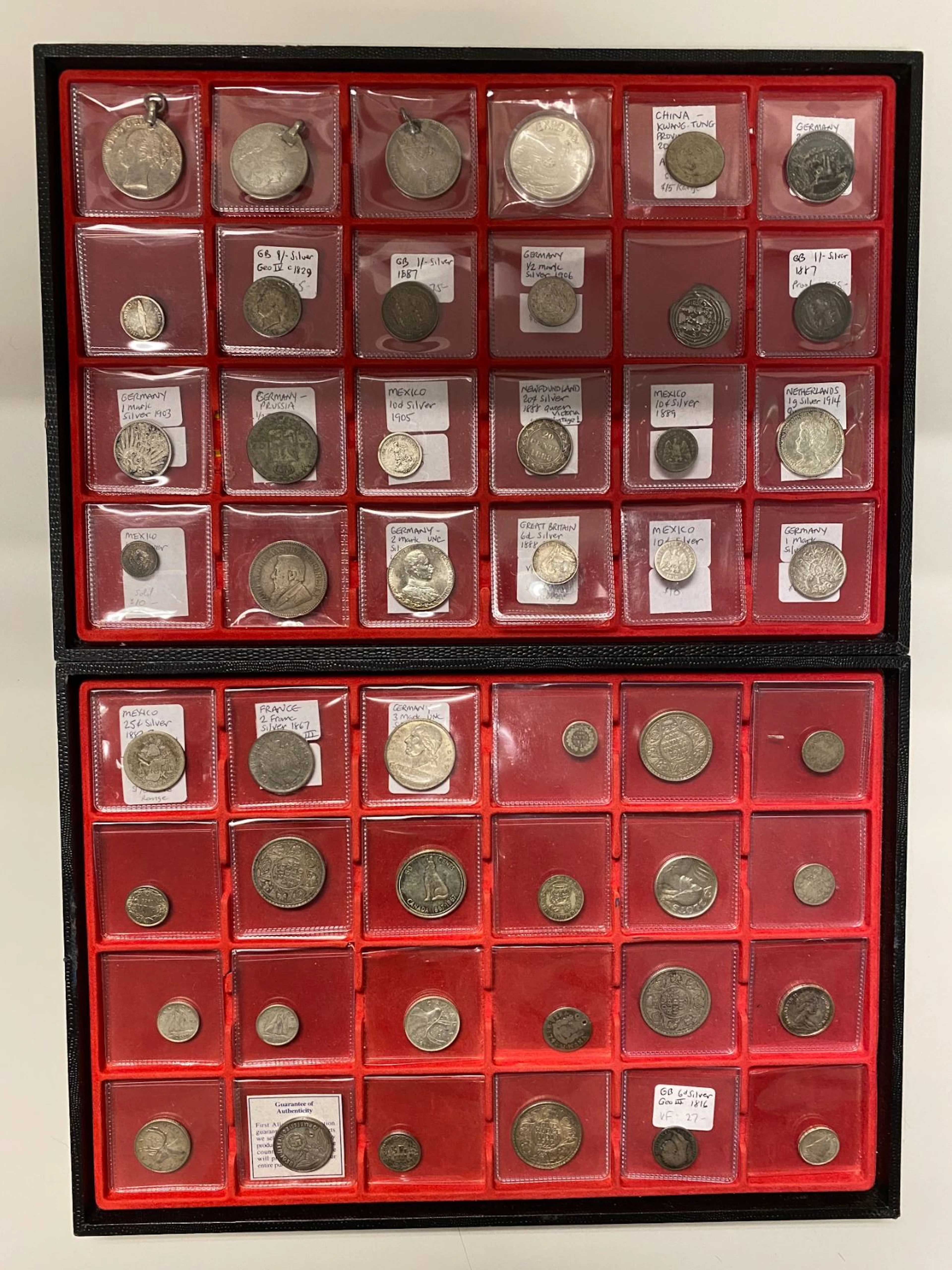WORLDWIDE: LOT of 98 coins