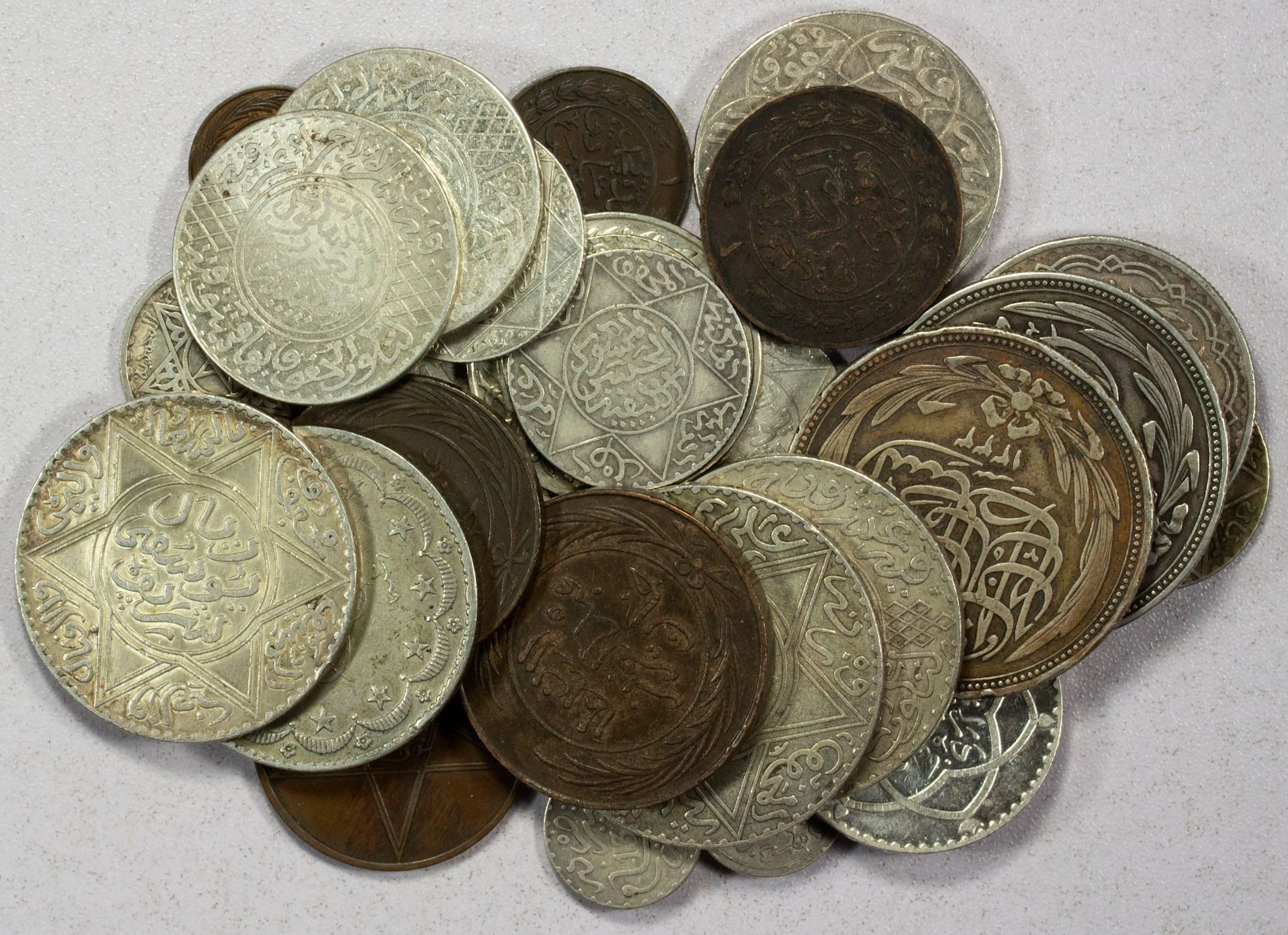 AFRICA: North Africa, LOT of 33 coins