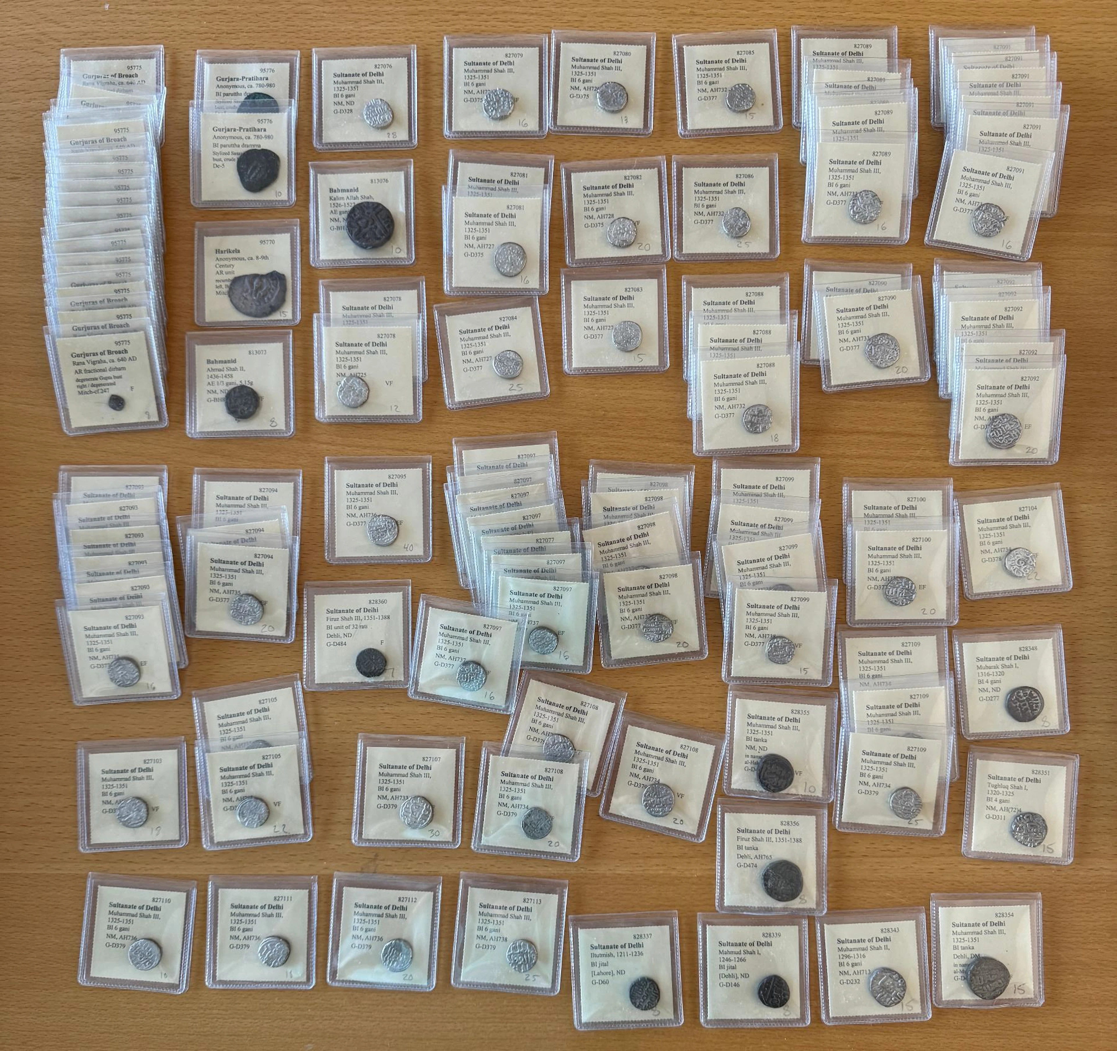 INDIA: LOT of 145 coins