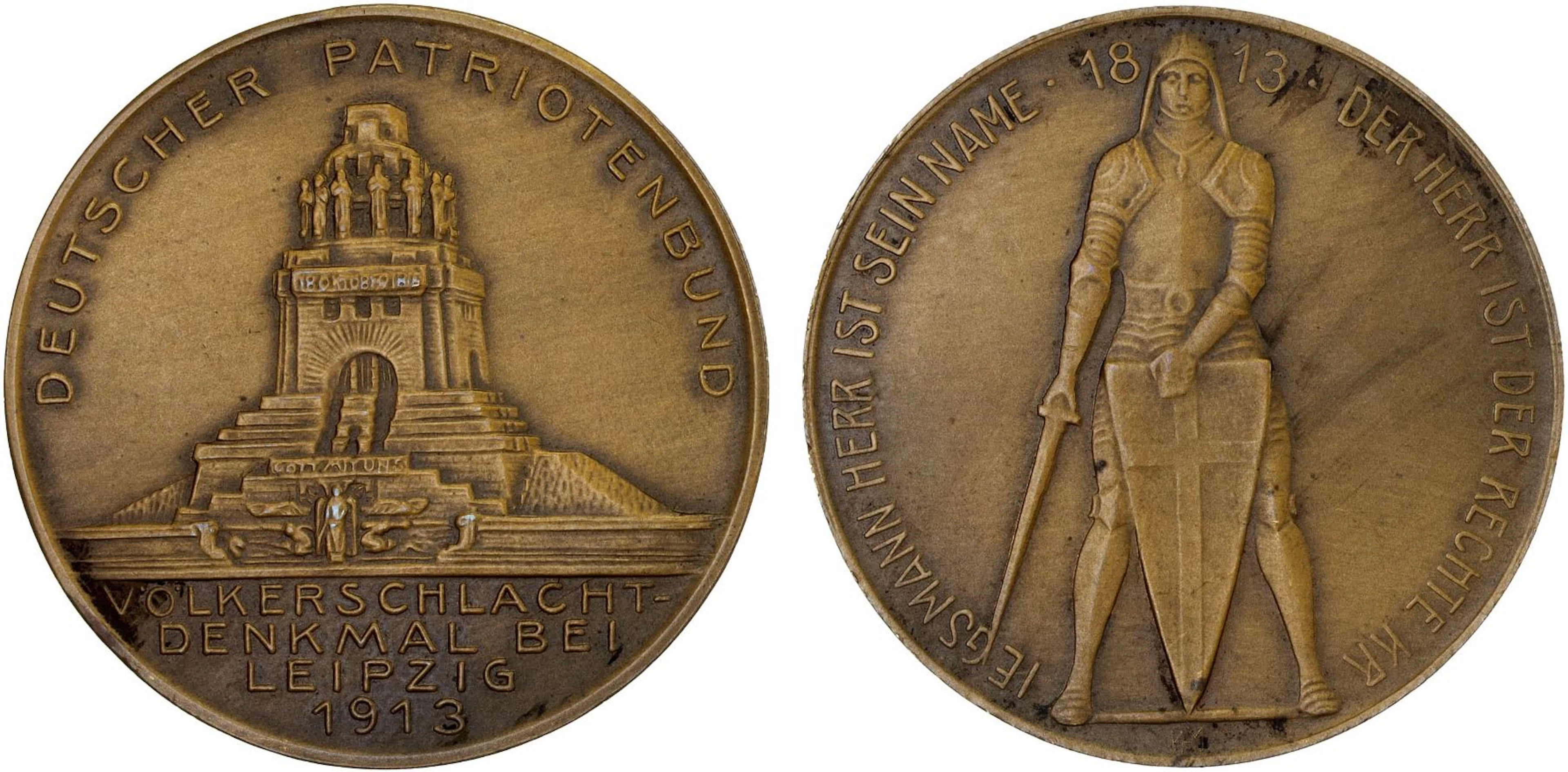 SAXONY: Friedrich August III, 1904-1918, AE medal (24.26g), 1913, Unc