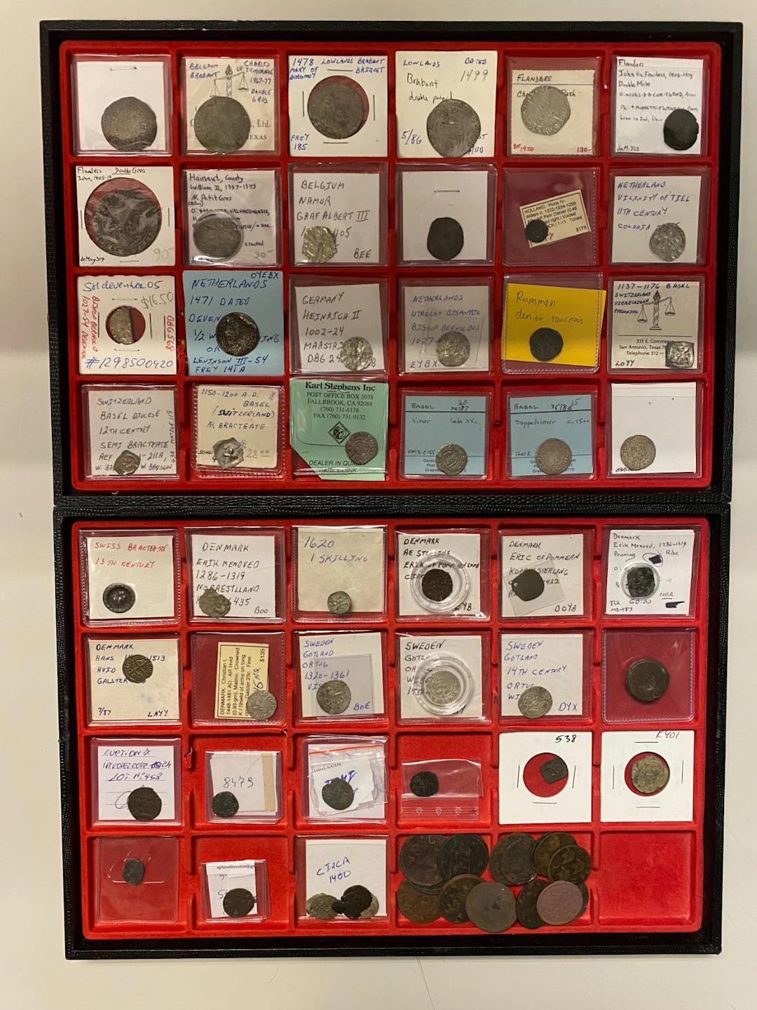 EUROPE: LOT of 63 coins
