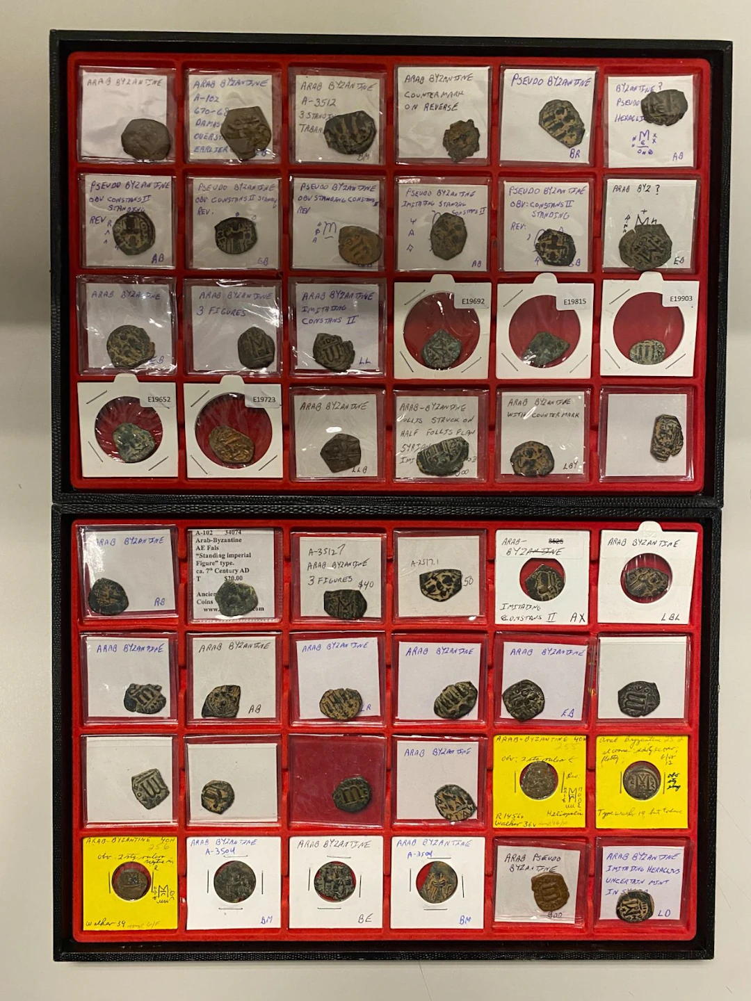 BYZANTINE EMPIRE: LOT of 50 coins