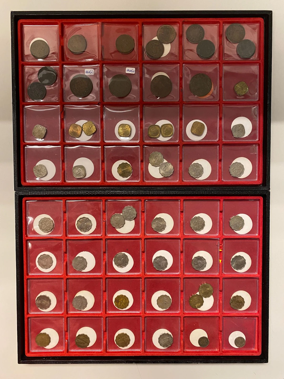 BRITISH INDIA: LOT of 81 coins