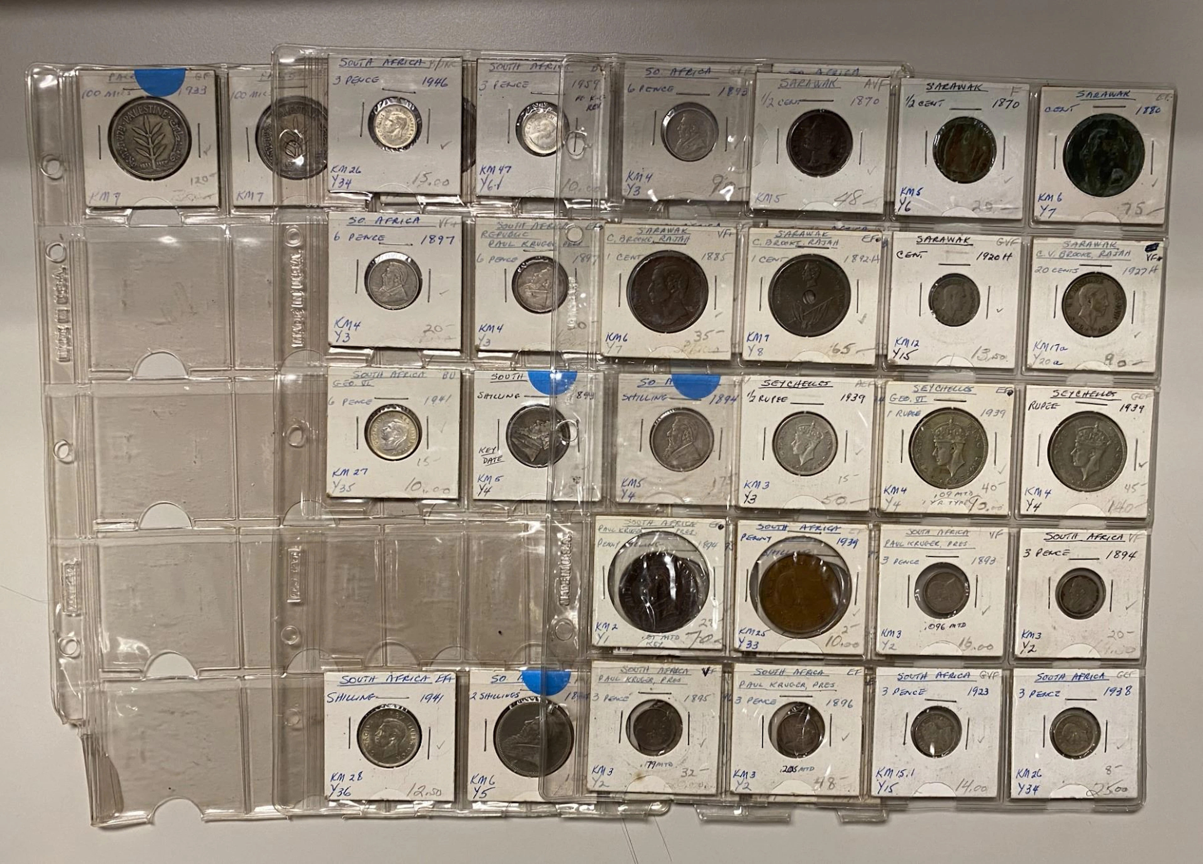 BRITISH COMMONWEALTH & RELATED: LOT of 39 coins