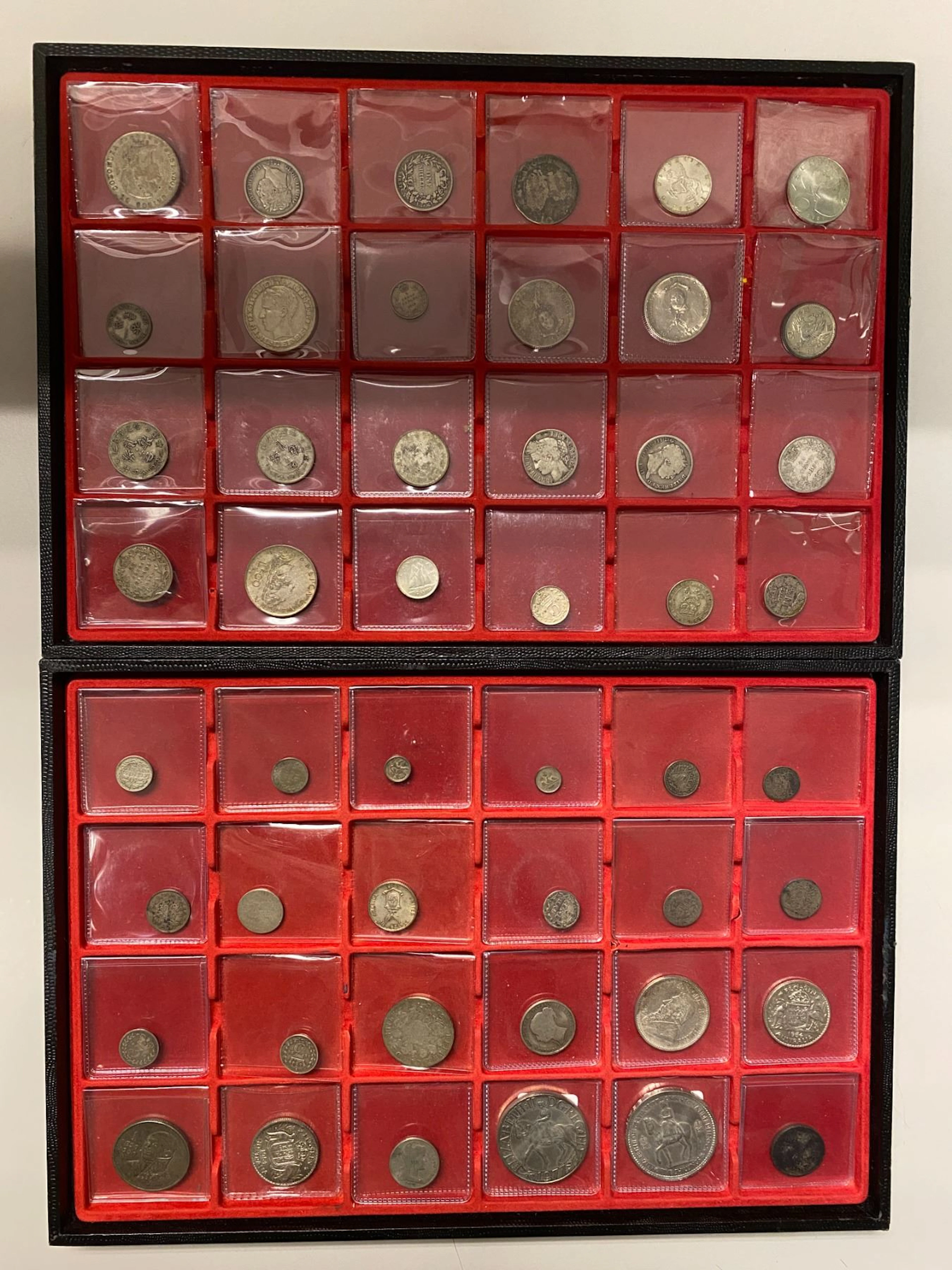 WORLDWIDE: LOT of 90 coins