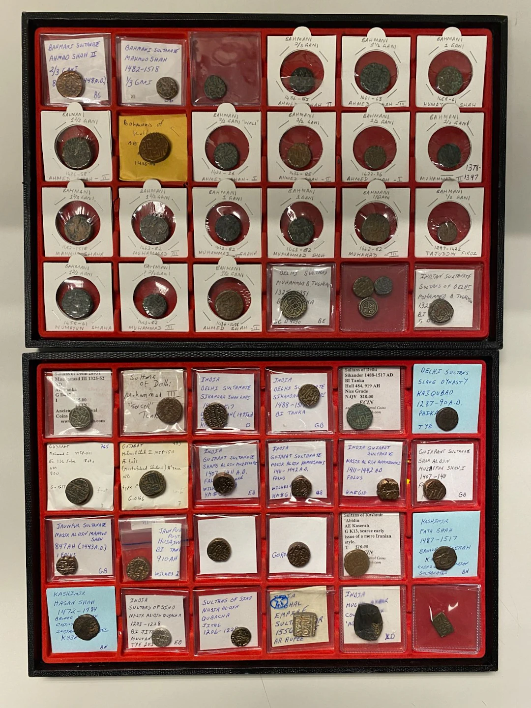 INDIA: LOT of 93 coins