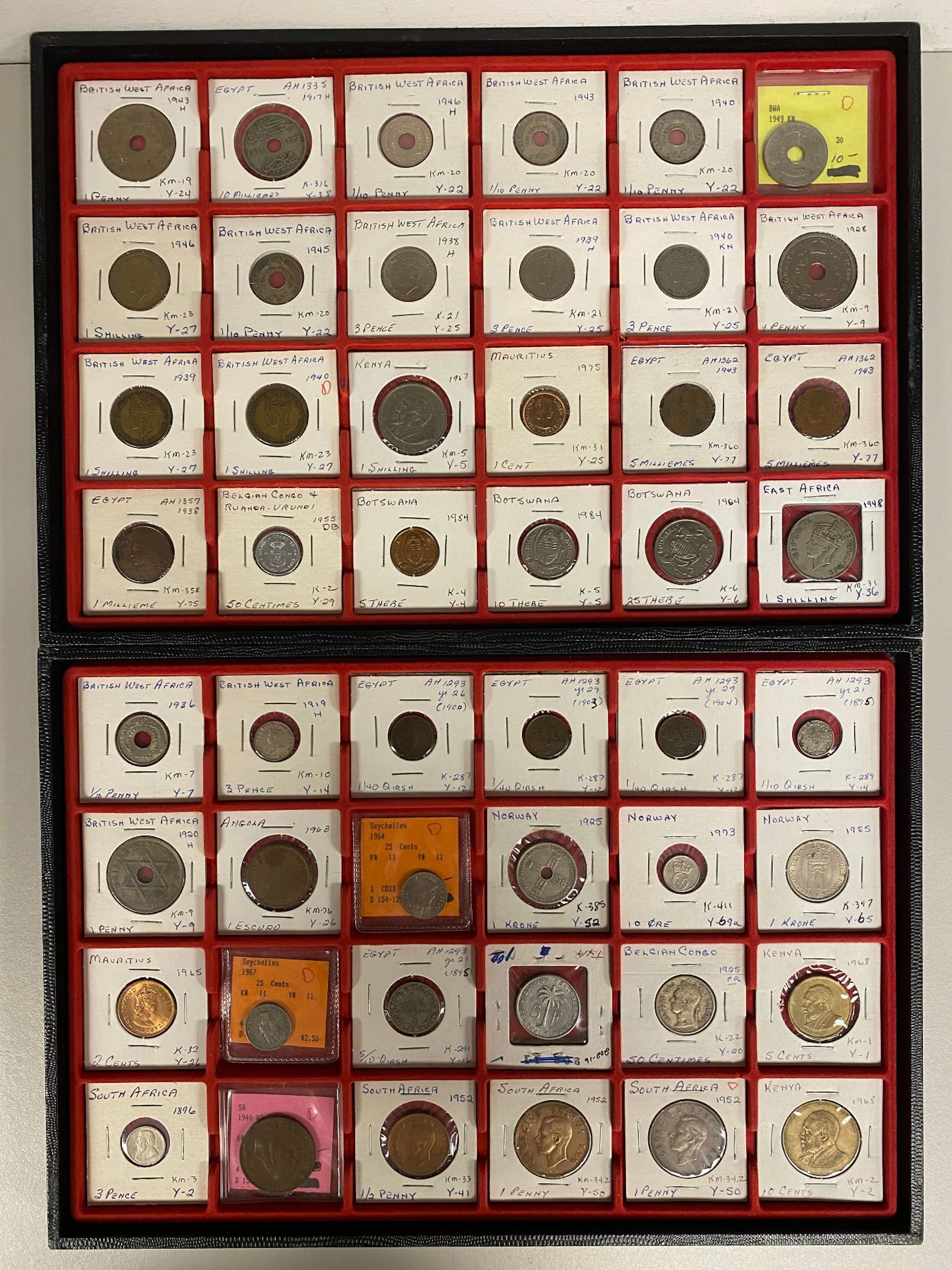 WORLDWIDE: LOT of 323 coins