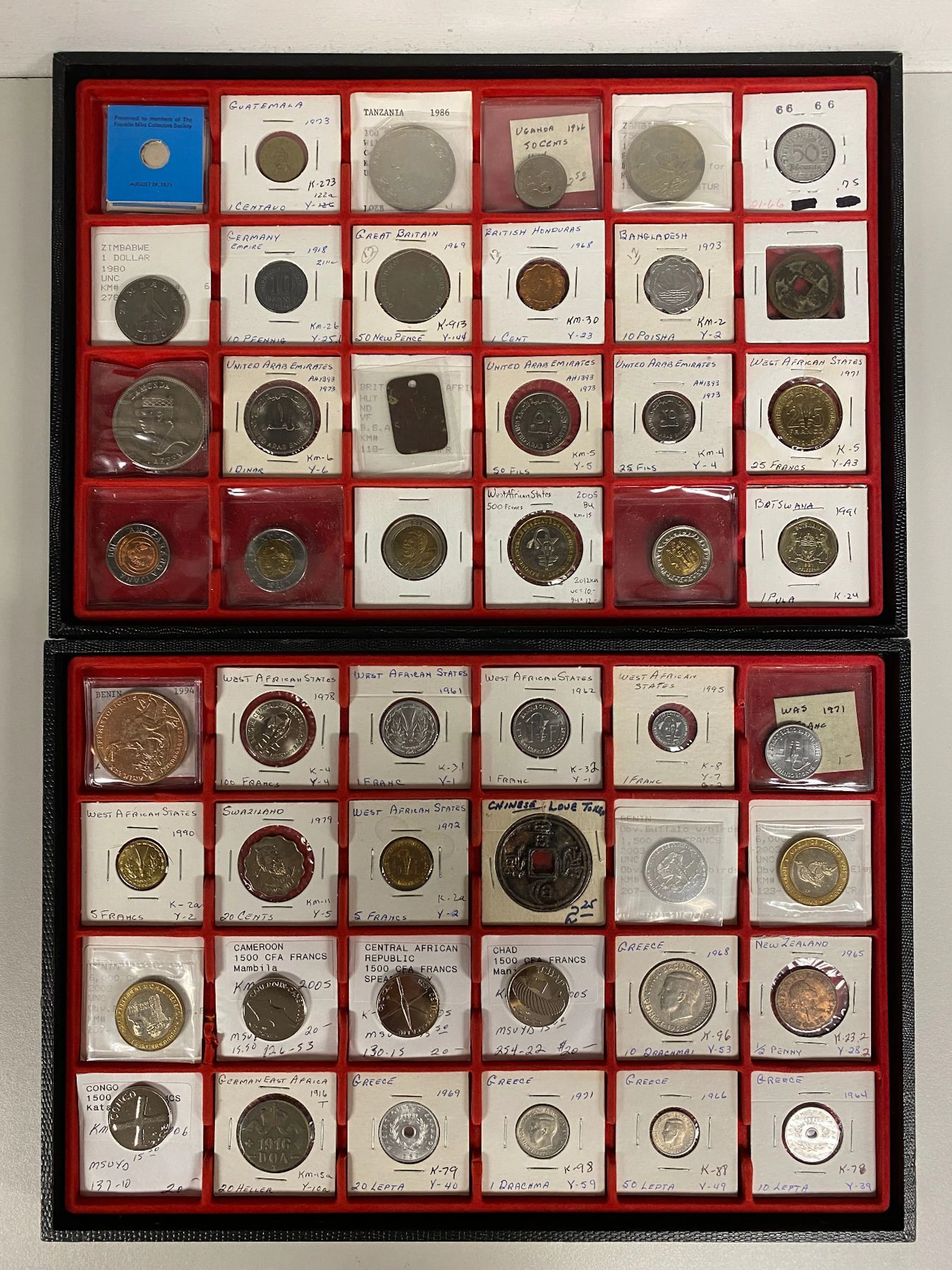 WORLDWIDE: LOT of 306 coins