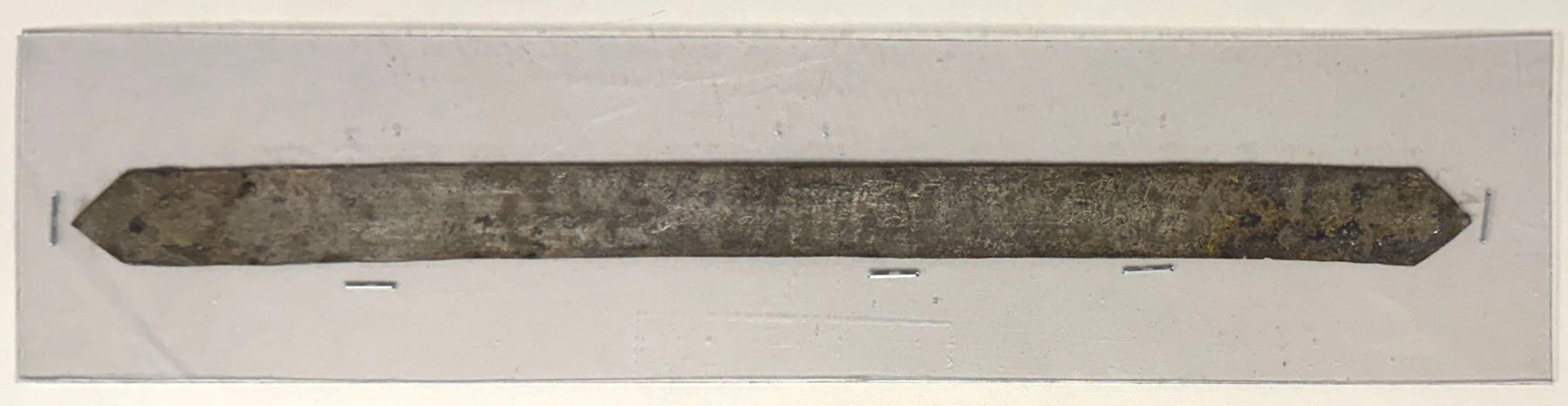 INDONESIA: SUMATRA: tin wafer (20.34g), ca. 11th-13th century, XF