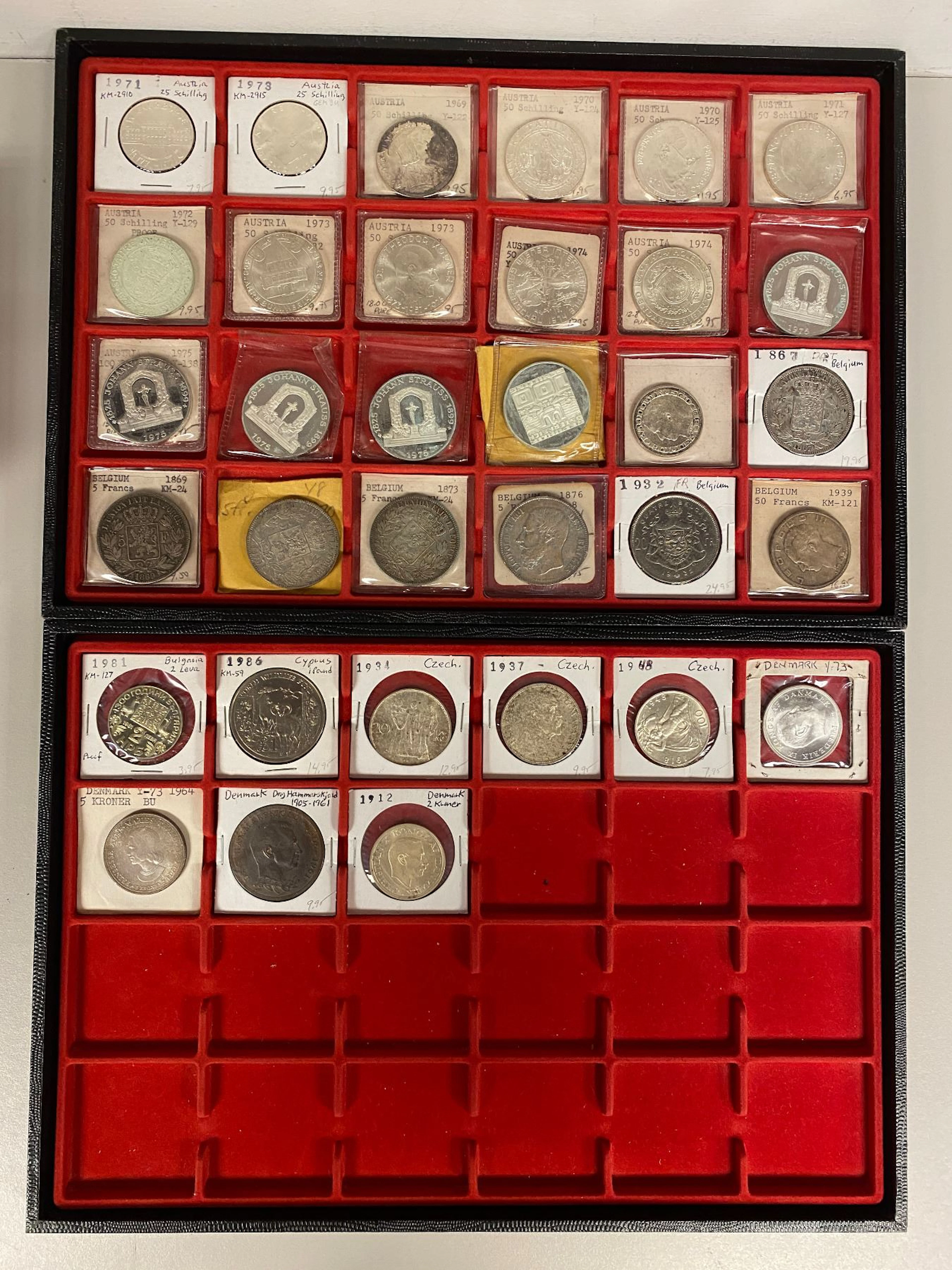 EUROPE: LOT of 33 coins and medals