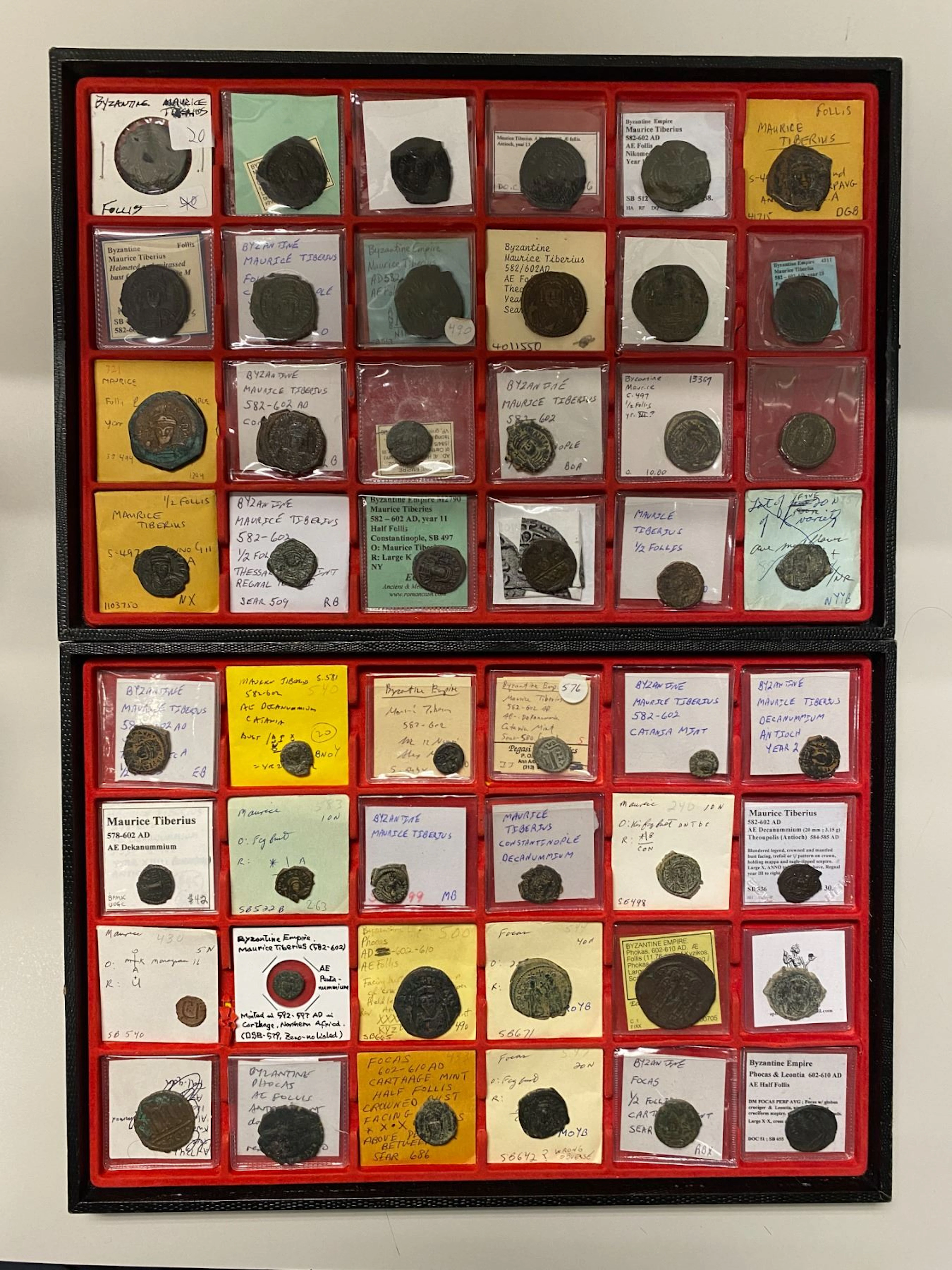 BYZANTINE EMPIRE: LOT of 55 pieces