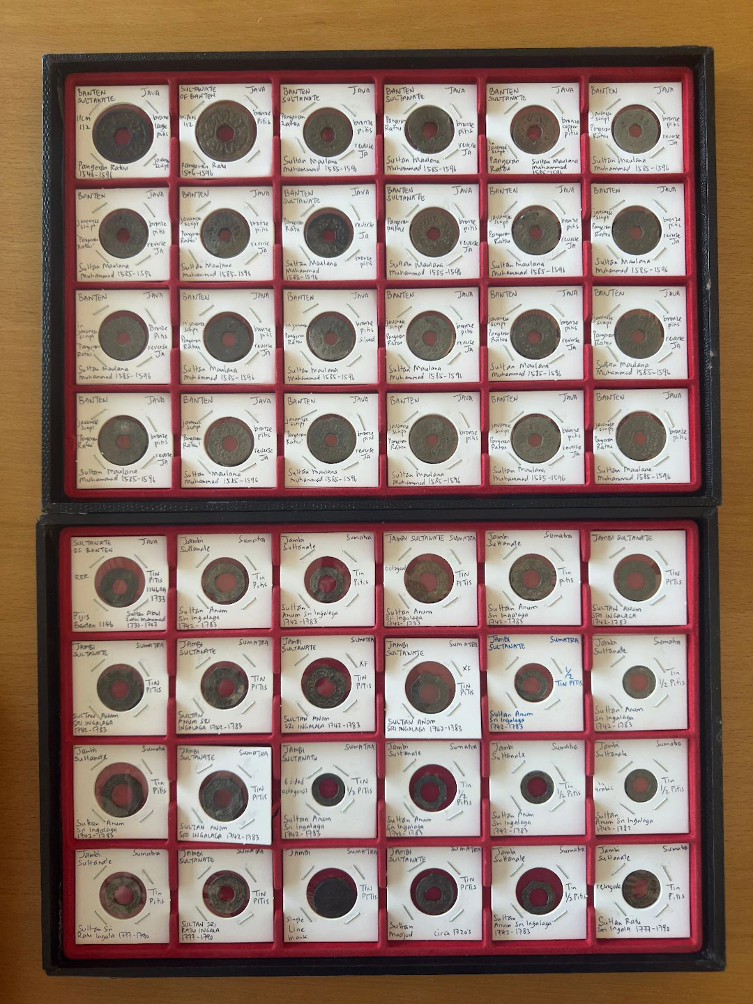 INDONESIA: LOT of 88 coins