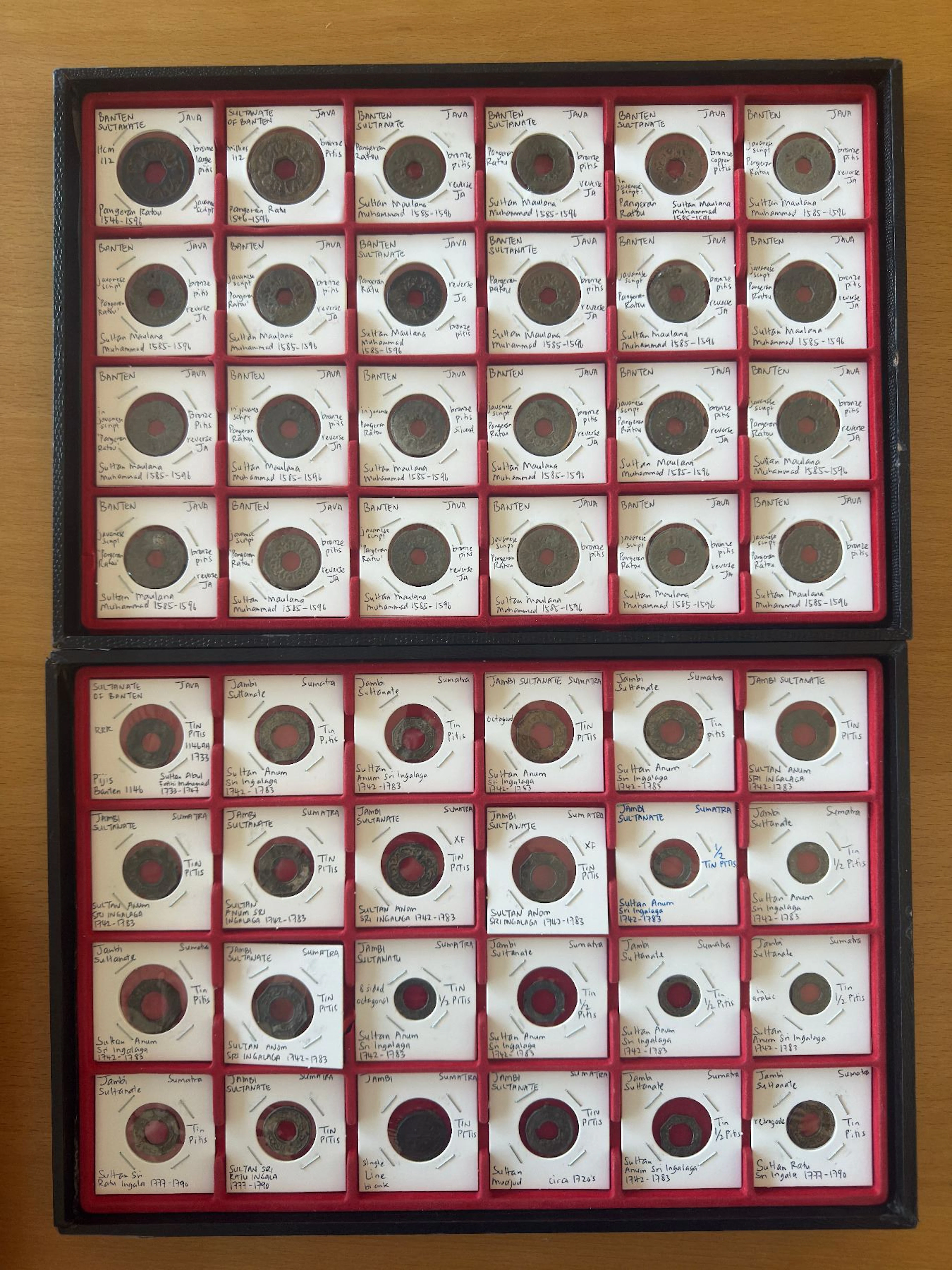 INDONESIA: LOT of 88 coins