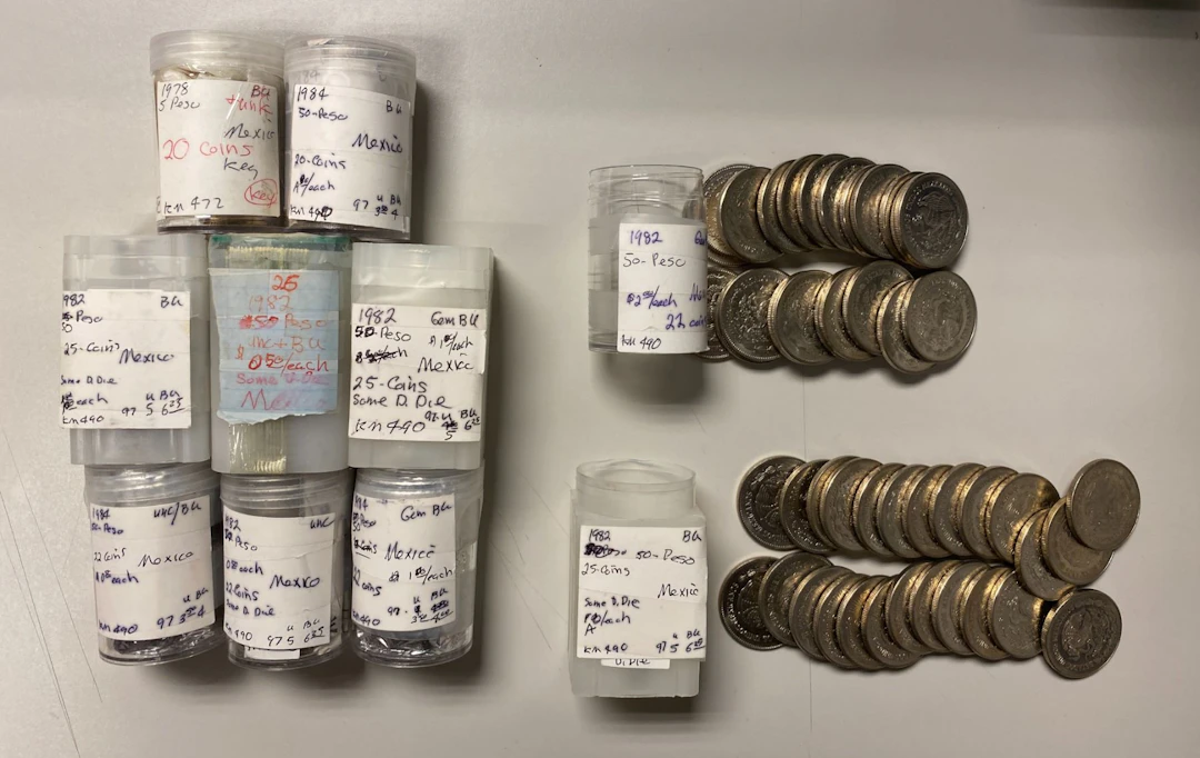 MEXICO: LOT of 228 coins