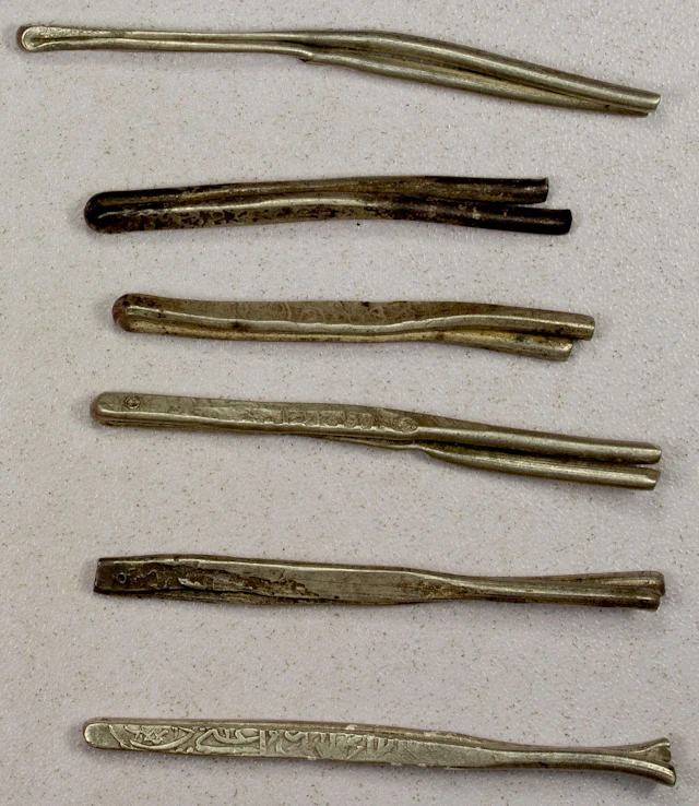 IRAN: SAFAVID & QALHATI: LOT of 6 silver larins
