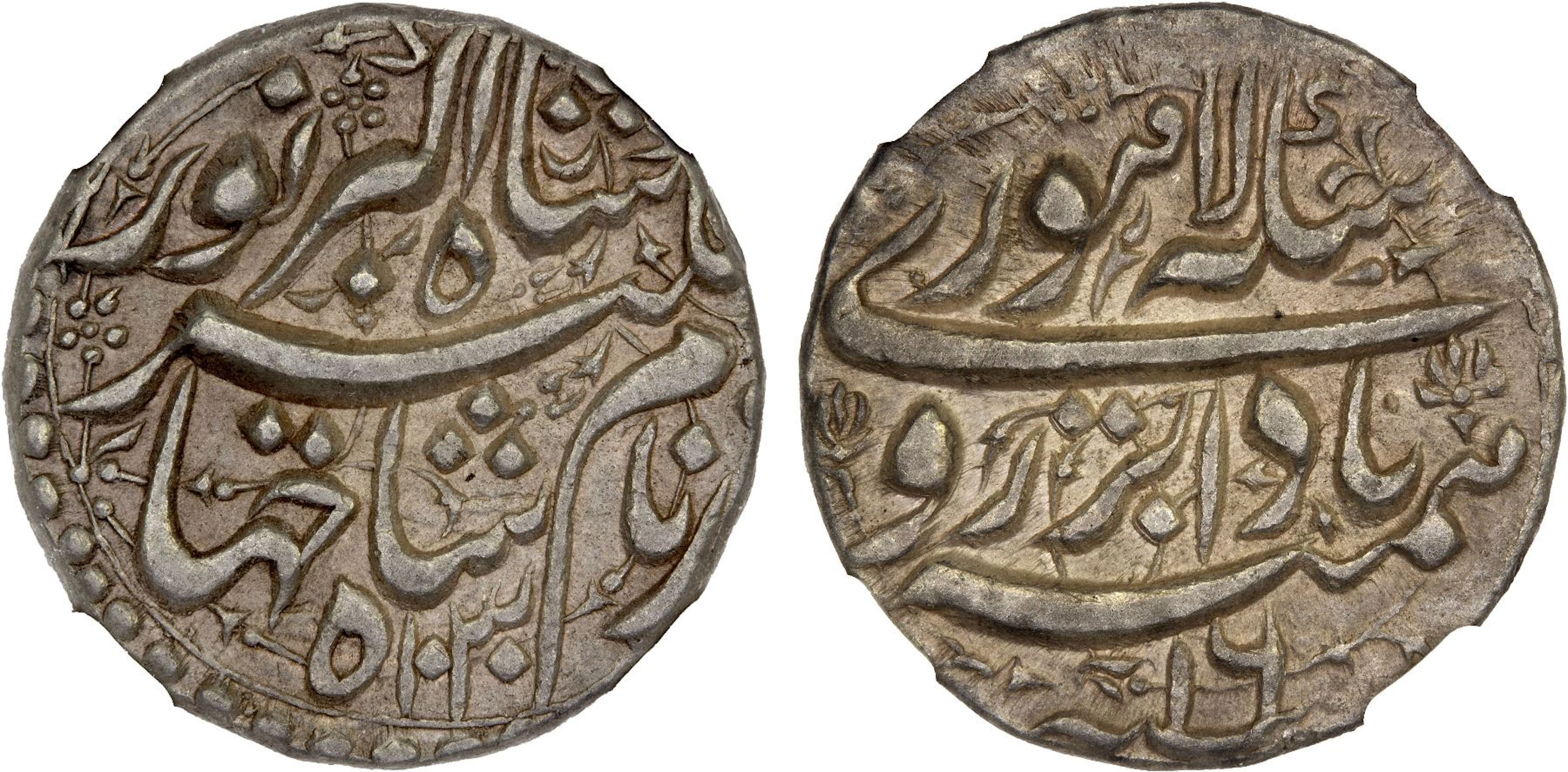 MUGHAL: Jahangir, 1605-1628, AR rupee, Lahore, AH1030 year 16, NGC AU55