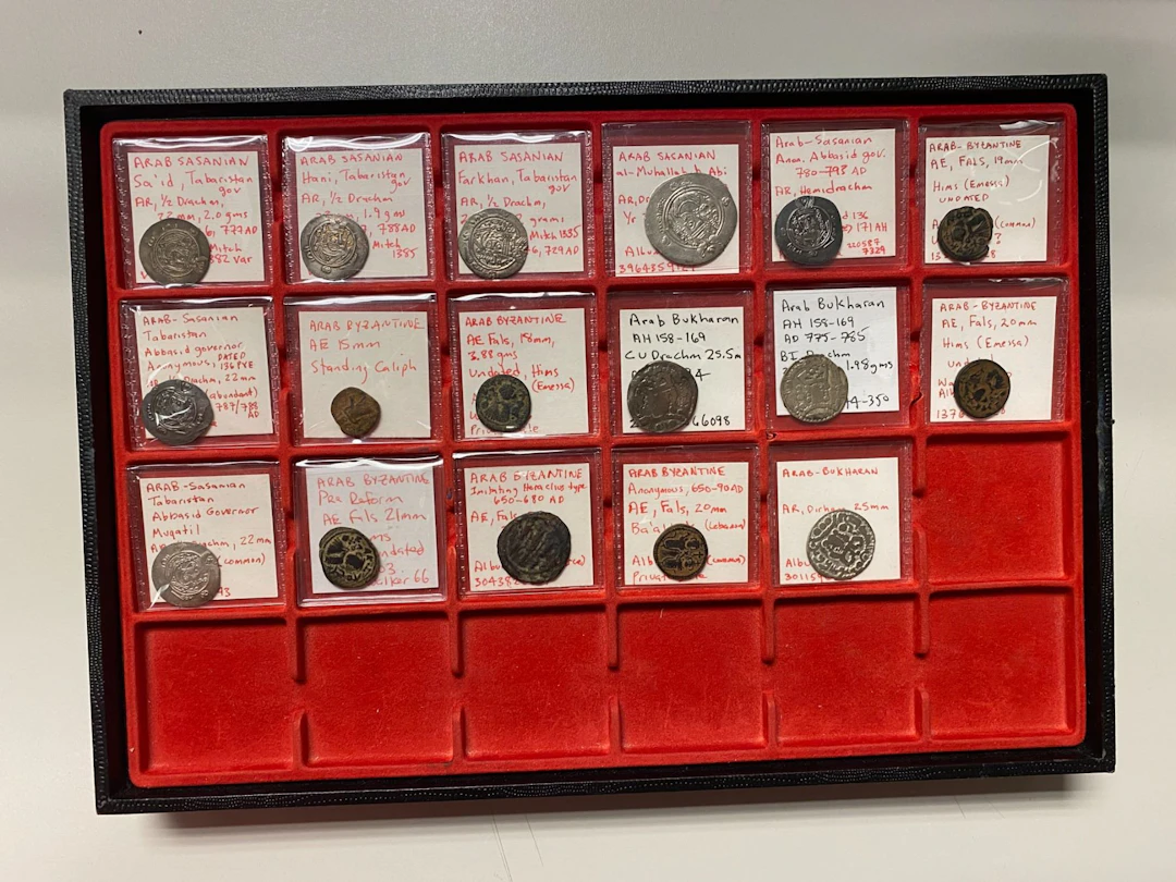 MEDIEVAL ISLAMIC: Early Pre-Reform, LOT of 7 copper, 7 silver, and 3 billon