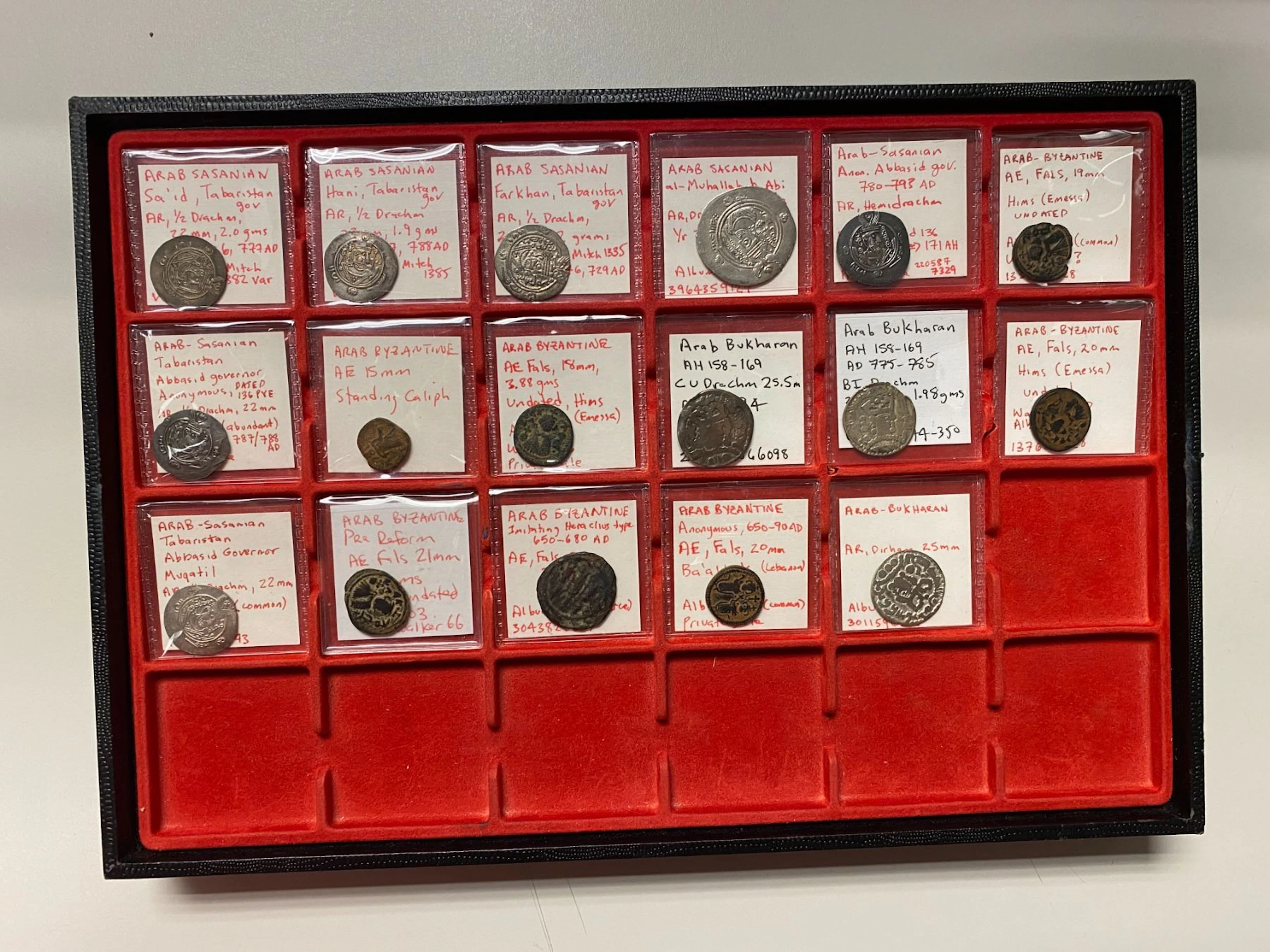 MEDIEVAL ISLAMIC: Early Pre-Reform, LOT of 7 copper, 7 silver, and 3 billon