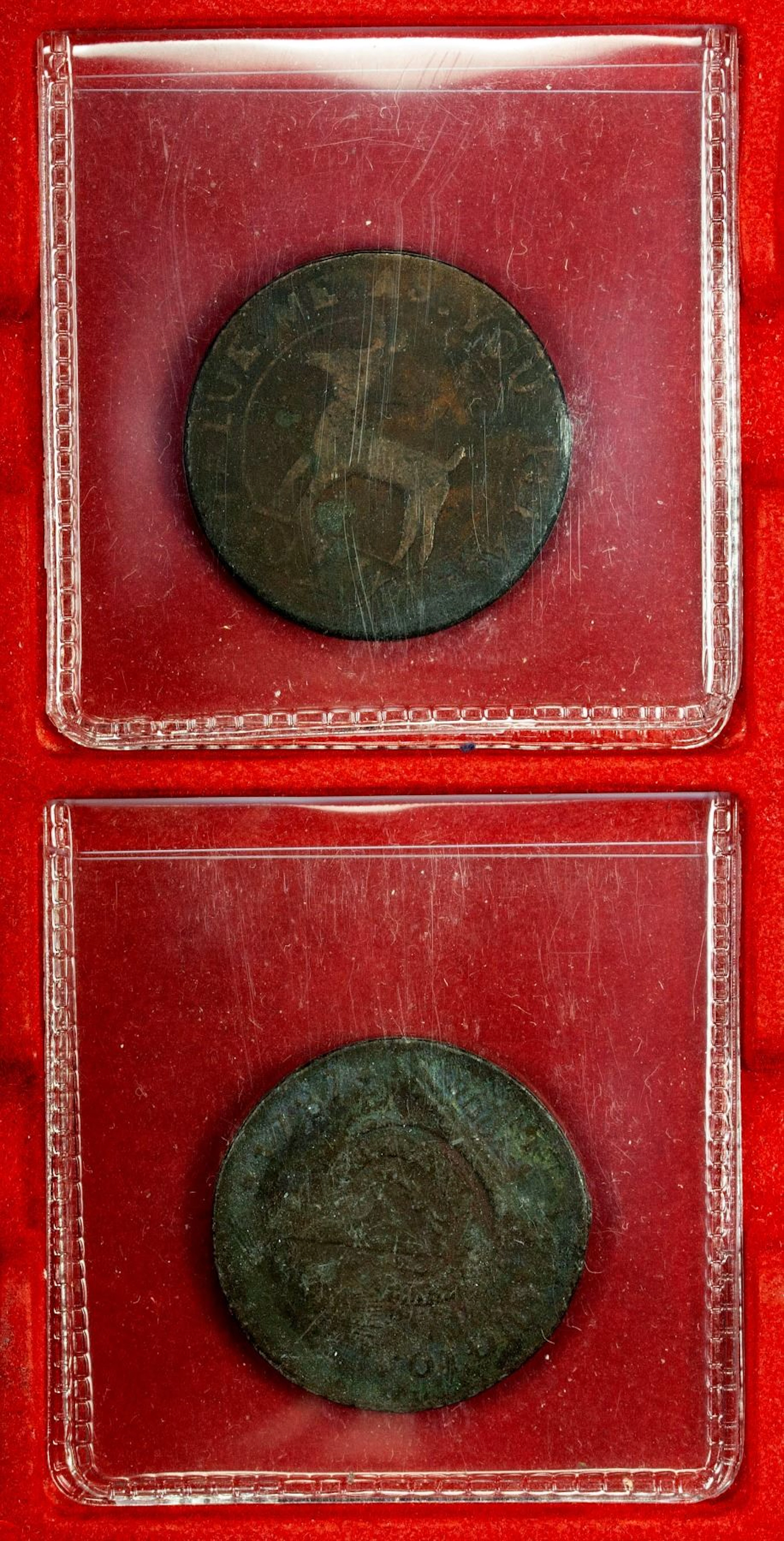 UNITED STATES: LOT of 2 tokens