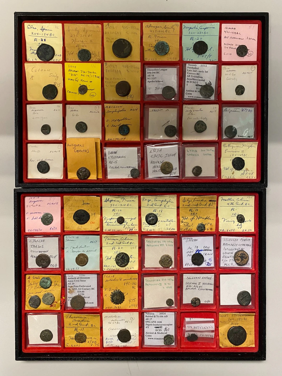 ANCIENT GREEK: LOT of 60 bronzes