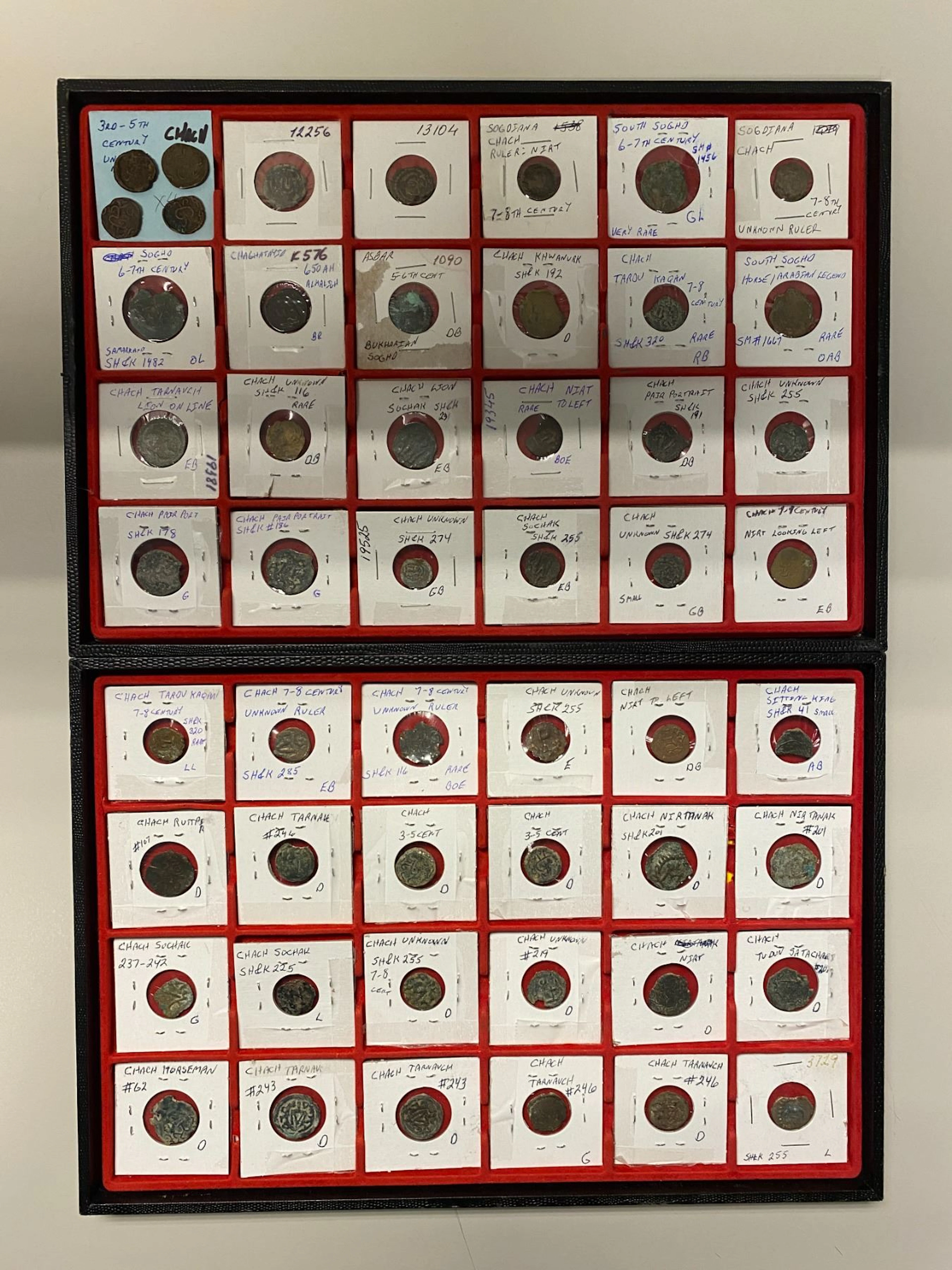 ANCIENT CENTRAL ASIA: LOT of 158 coins