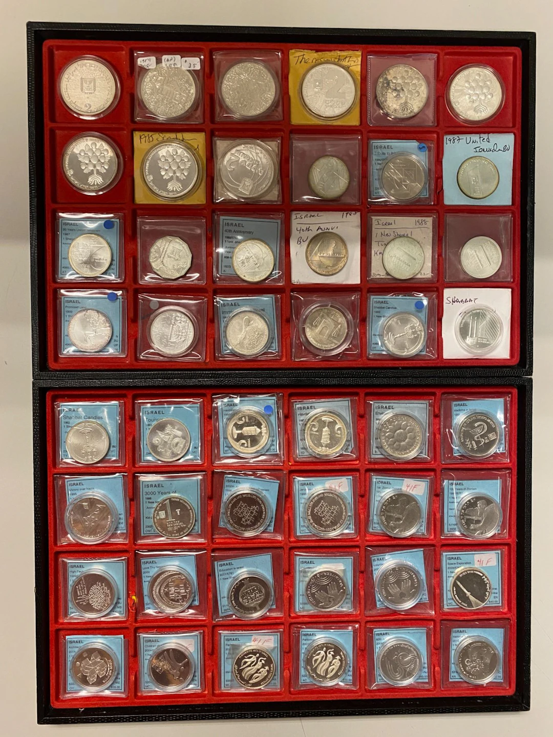 ISRAEL: Republic, LOT of 48 coins
