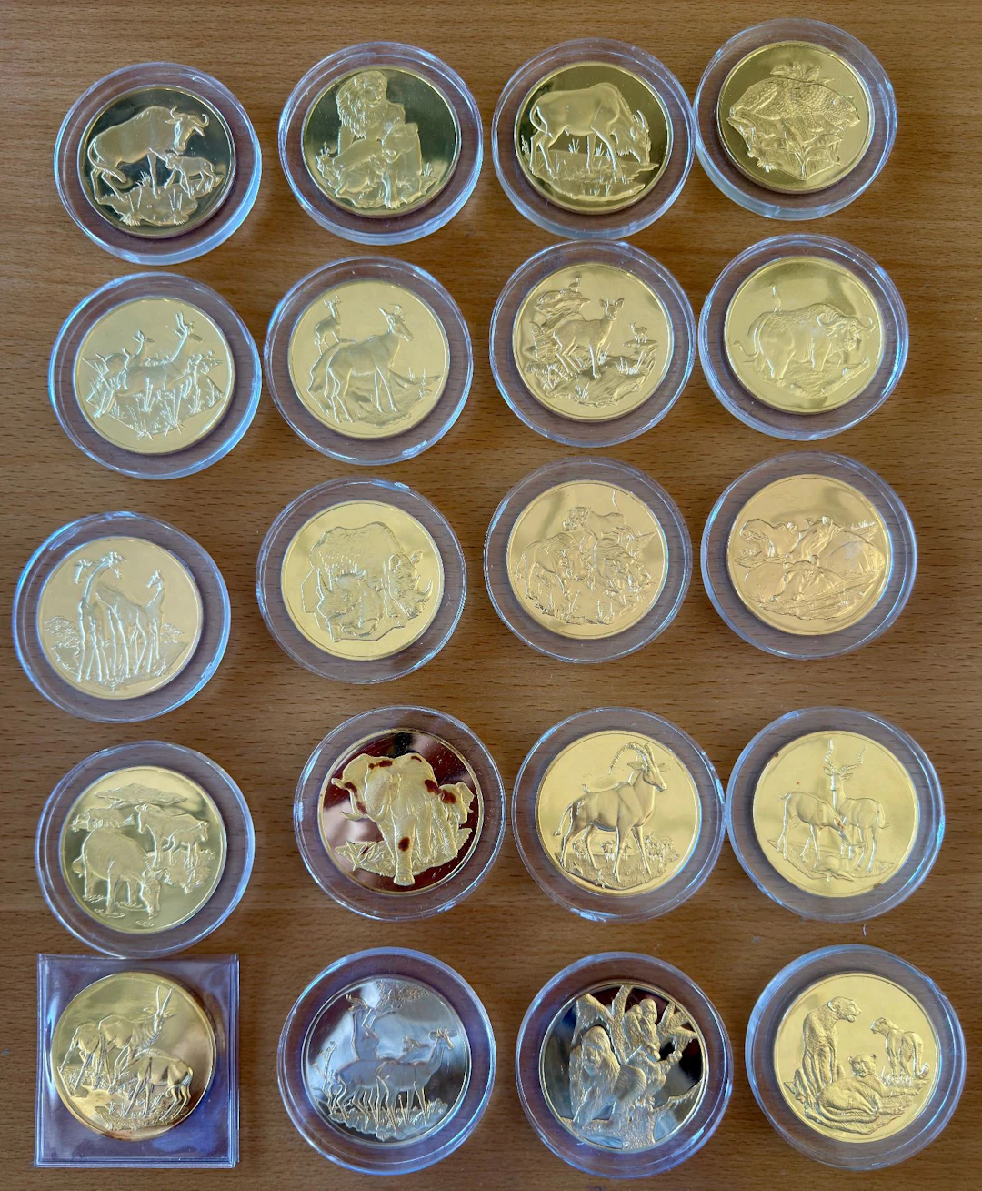 AFRICA: SET of 20 silver medals