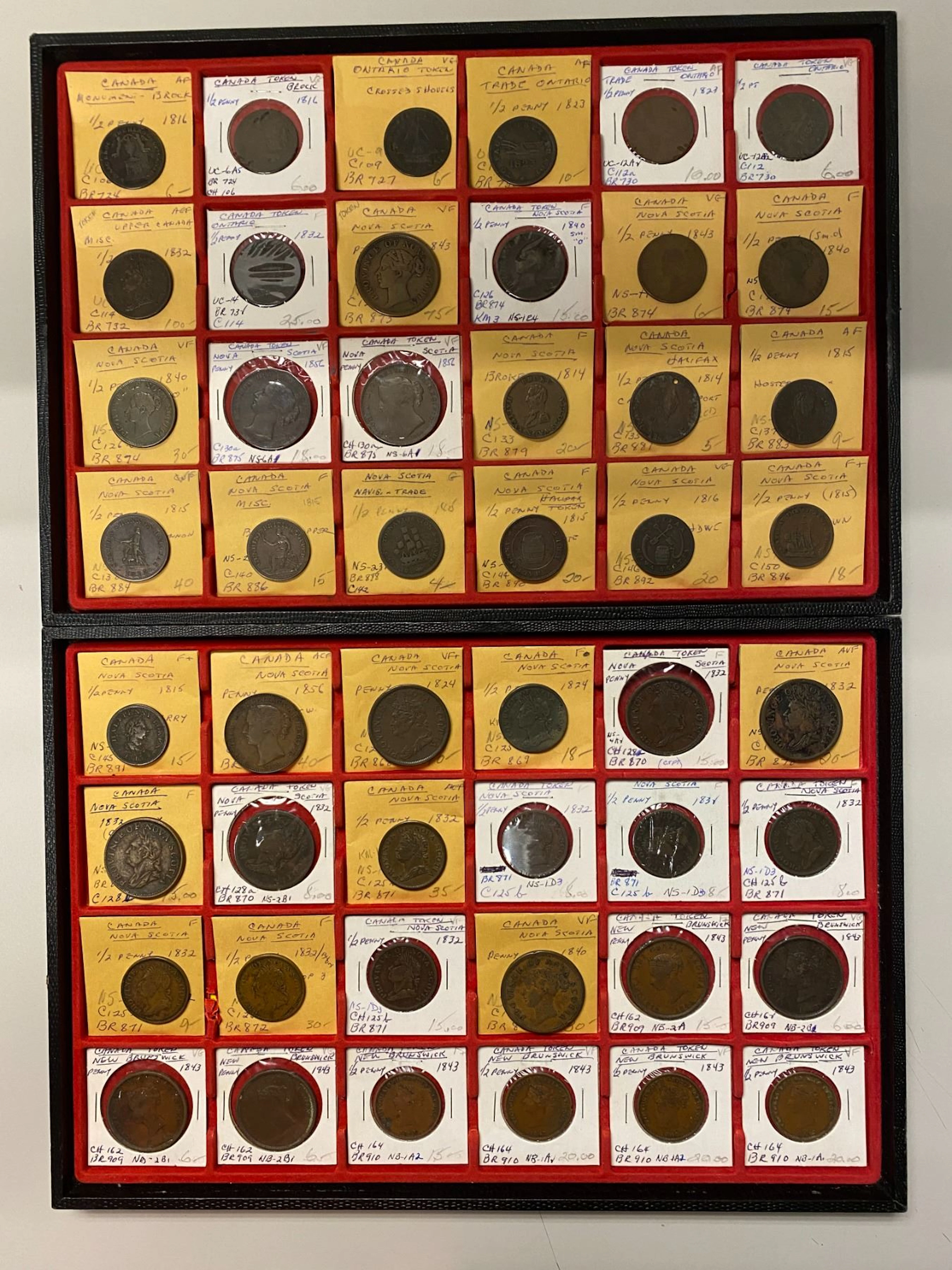 CANADA: LOT of 50 tokens