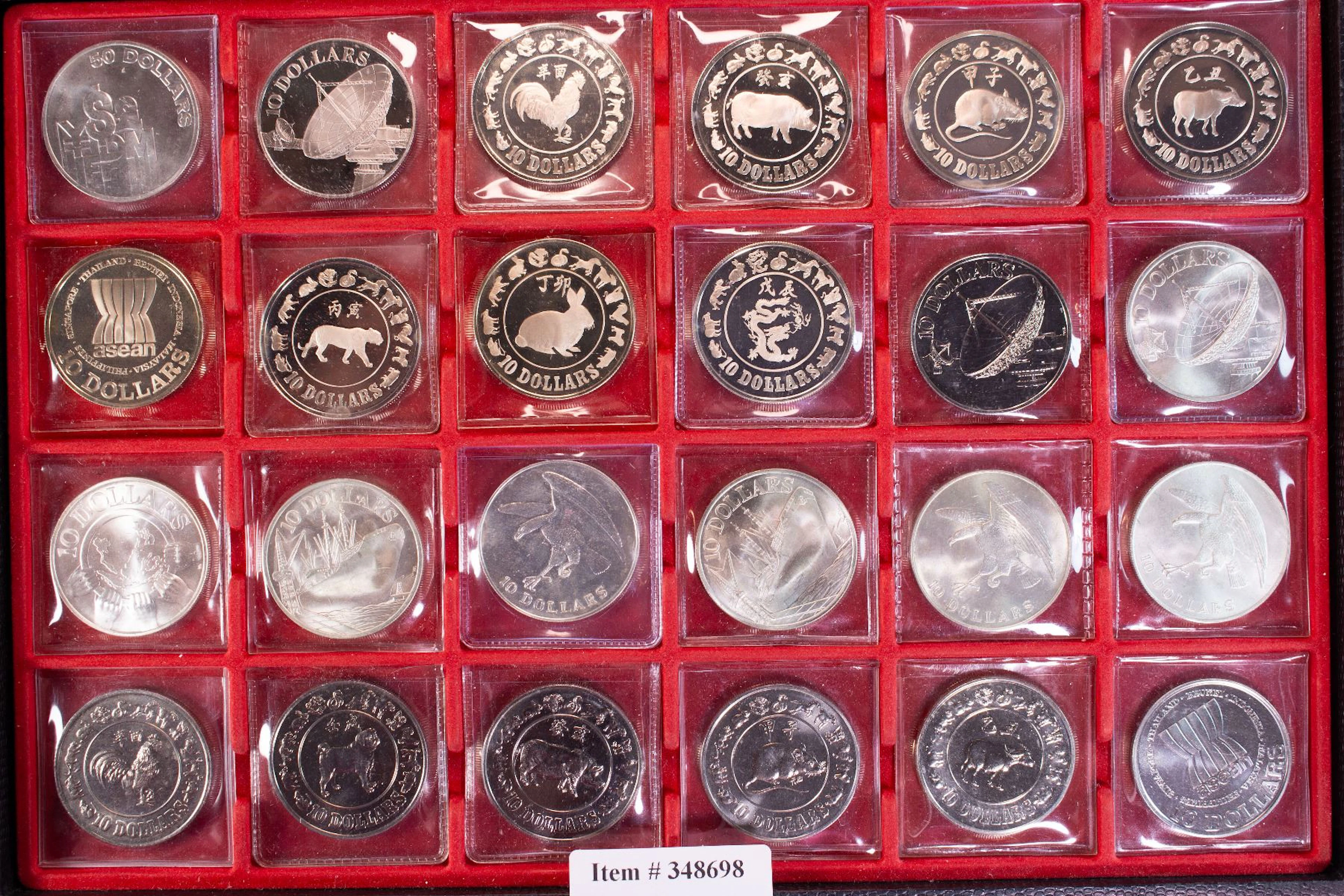 SINGAPORE: Republic, LOT of 47 coins