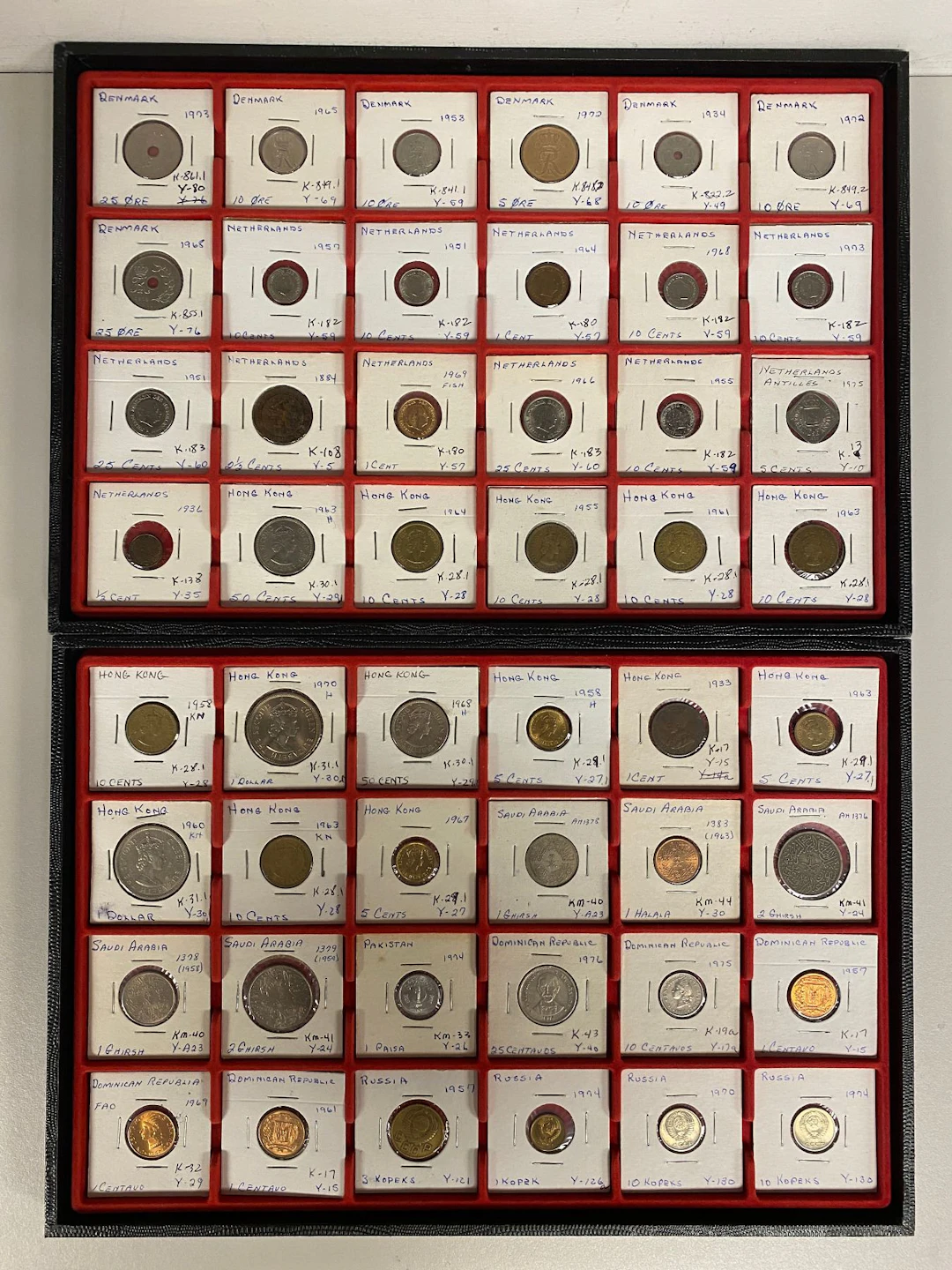 WORLDWIDE: LOT of 340 coins
