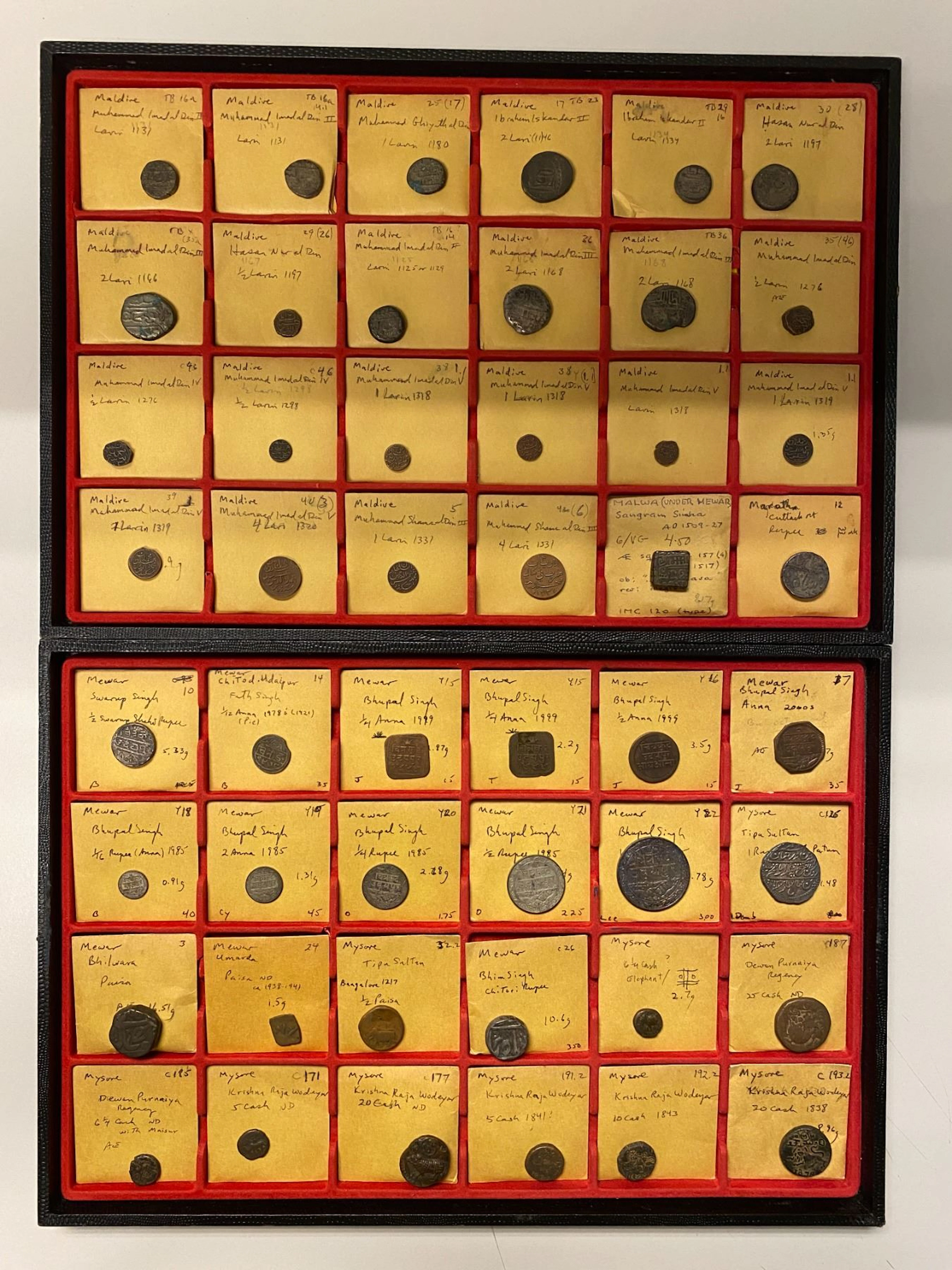 INDIA: LOT of 79 coins