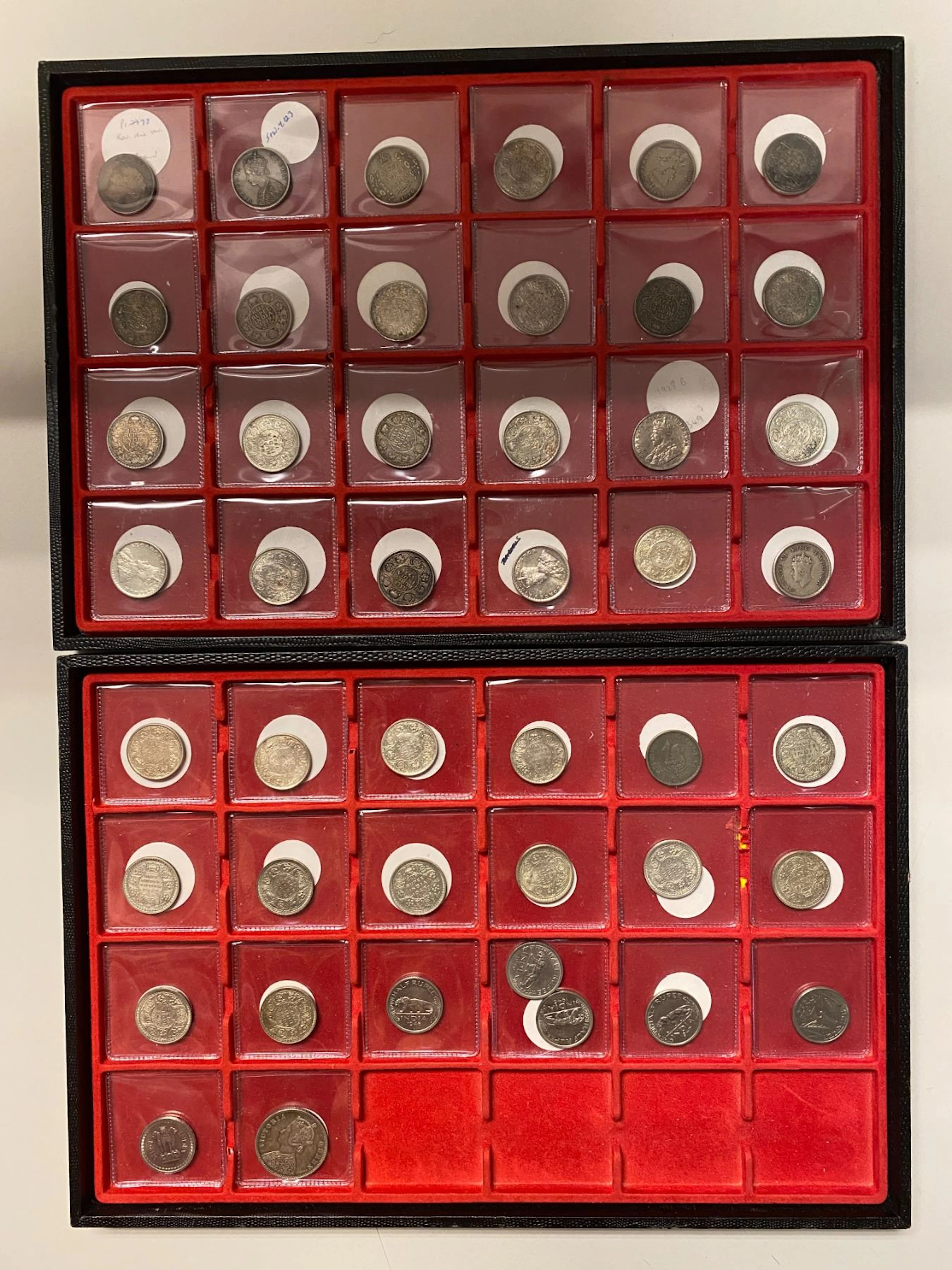 INDIA: LOT of 46 coins