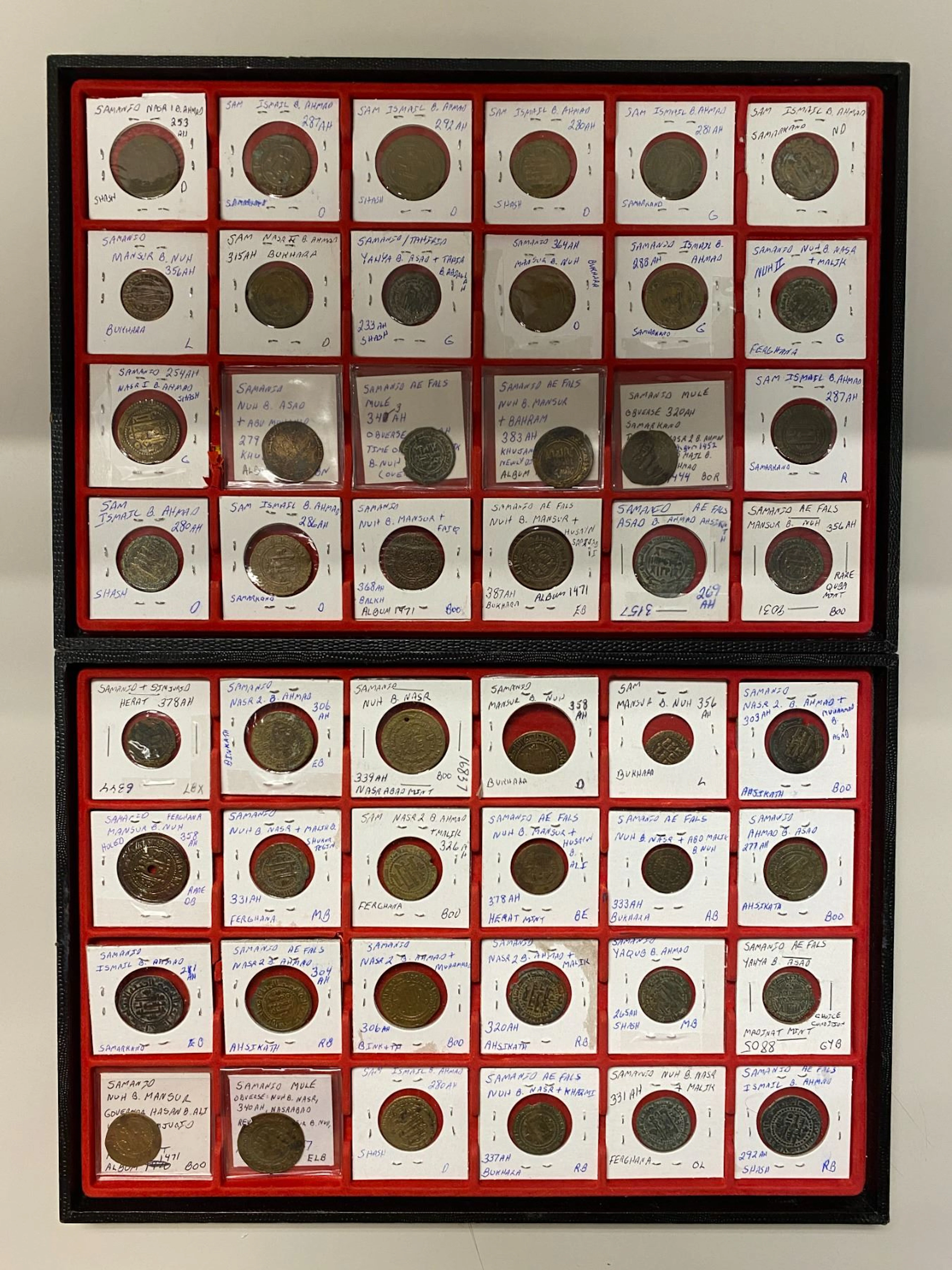 EARLY ISLAMIC: SAMANID: LOT of 49 coins