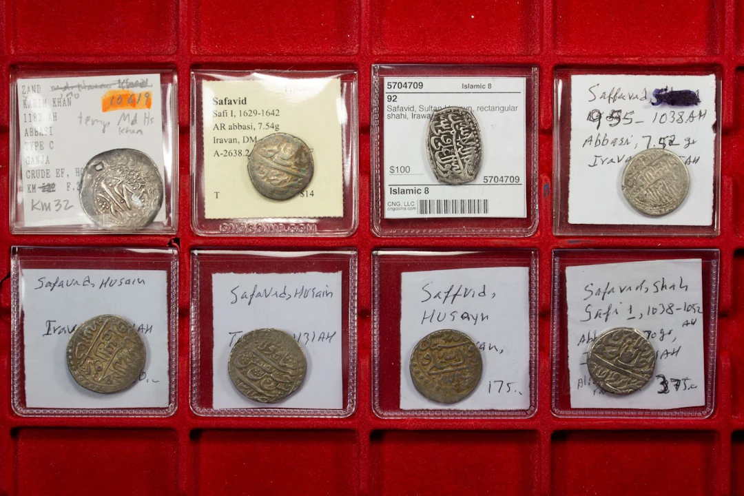 IRAN: SAFAVID: LOT of 8 silver coins