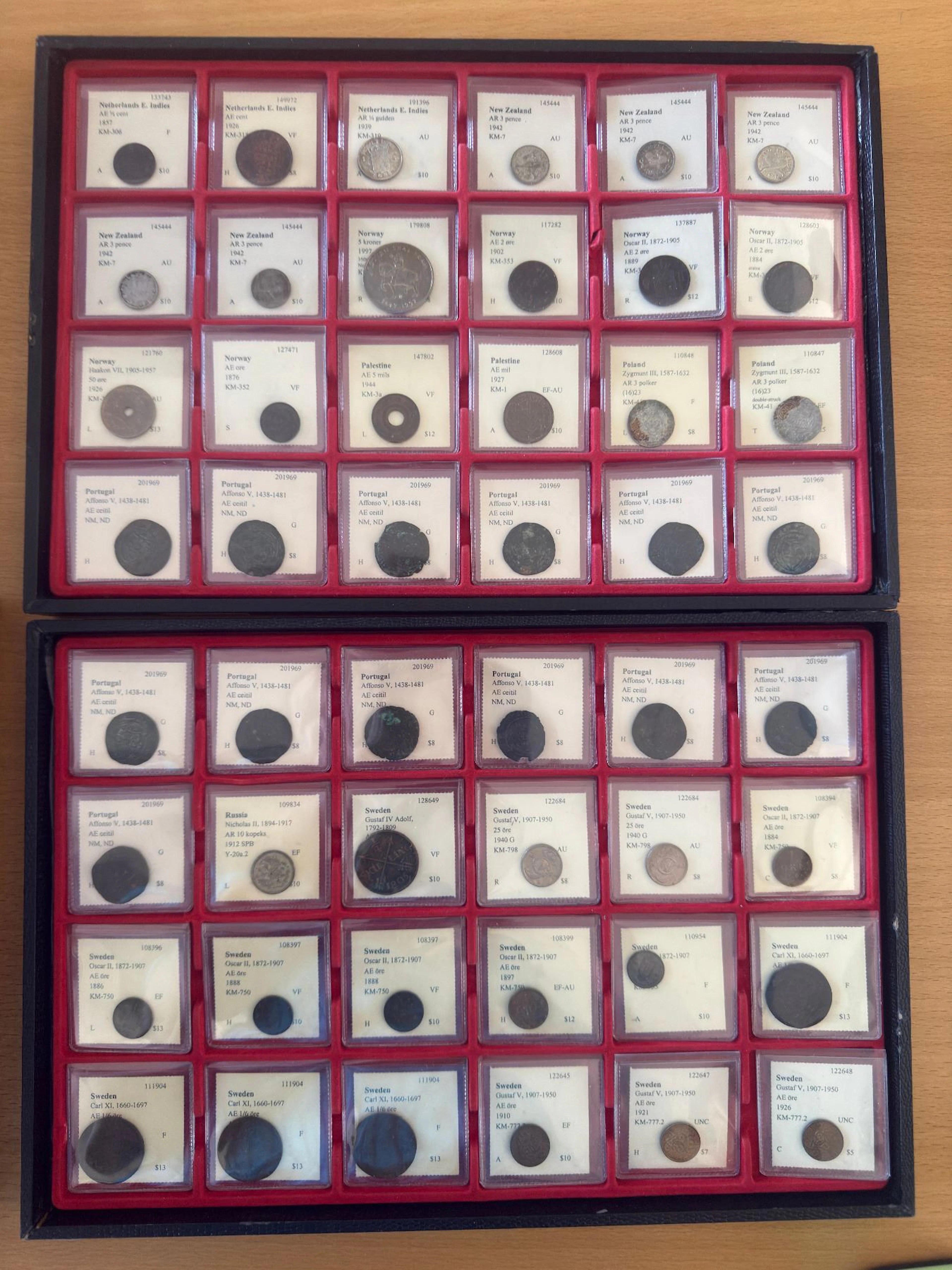 WORLDWIDE: LOT of 186 coins