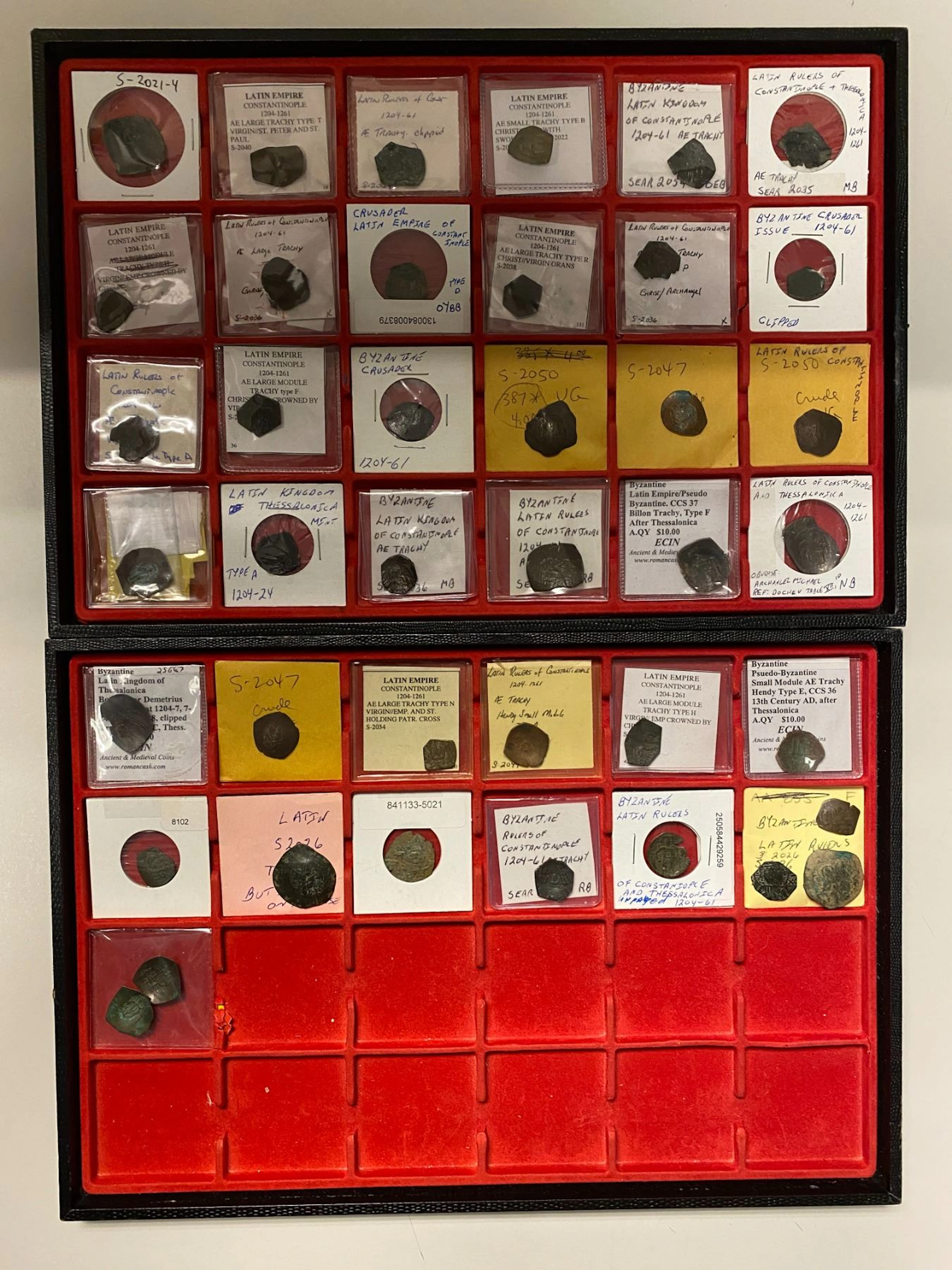 CRUSADER KINGDOMS: Latin Empire, LOT of 40 coins