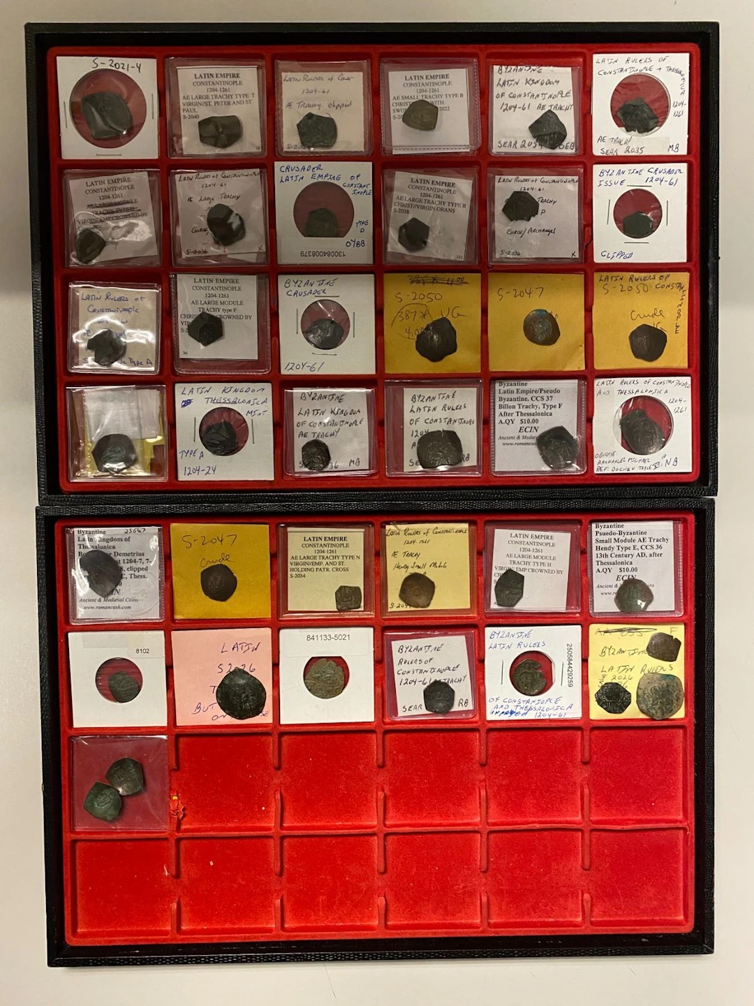 CRUSADER KINGDOMS: Latin Empire, LOT of 40 coins