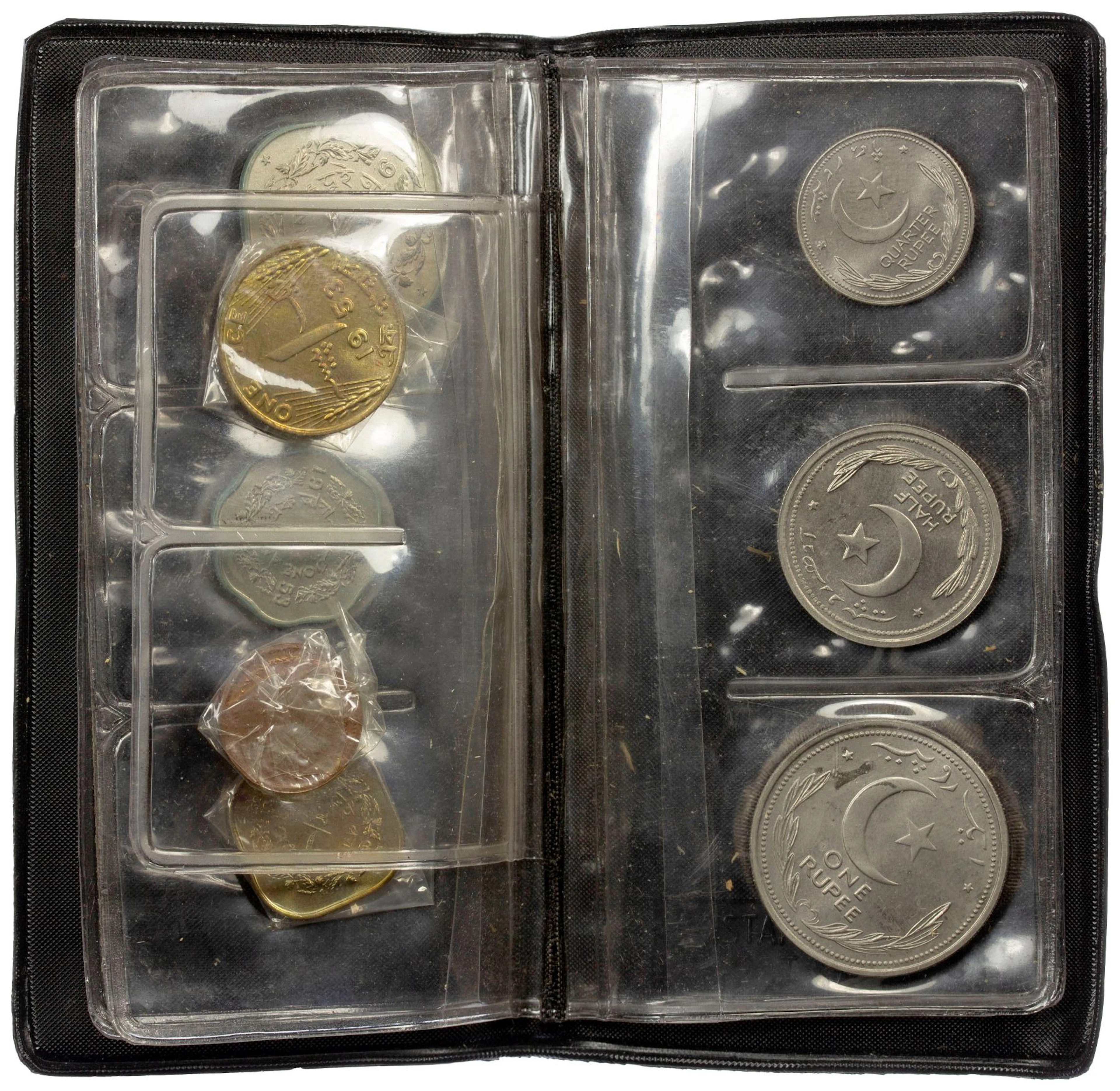 PAKISTAN: Islamic Republic, 8-coin mint set, 1948/51/53